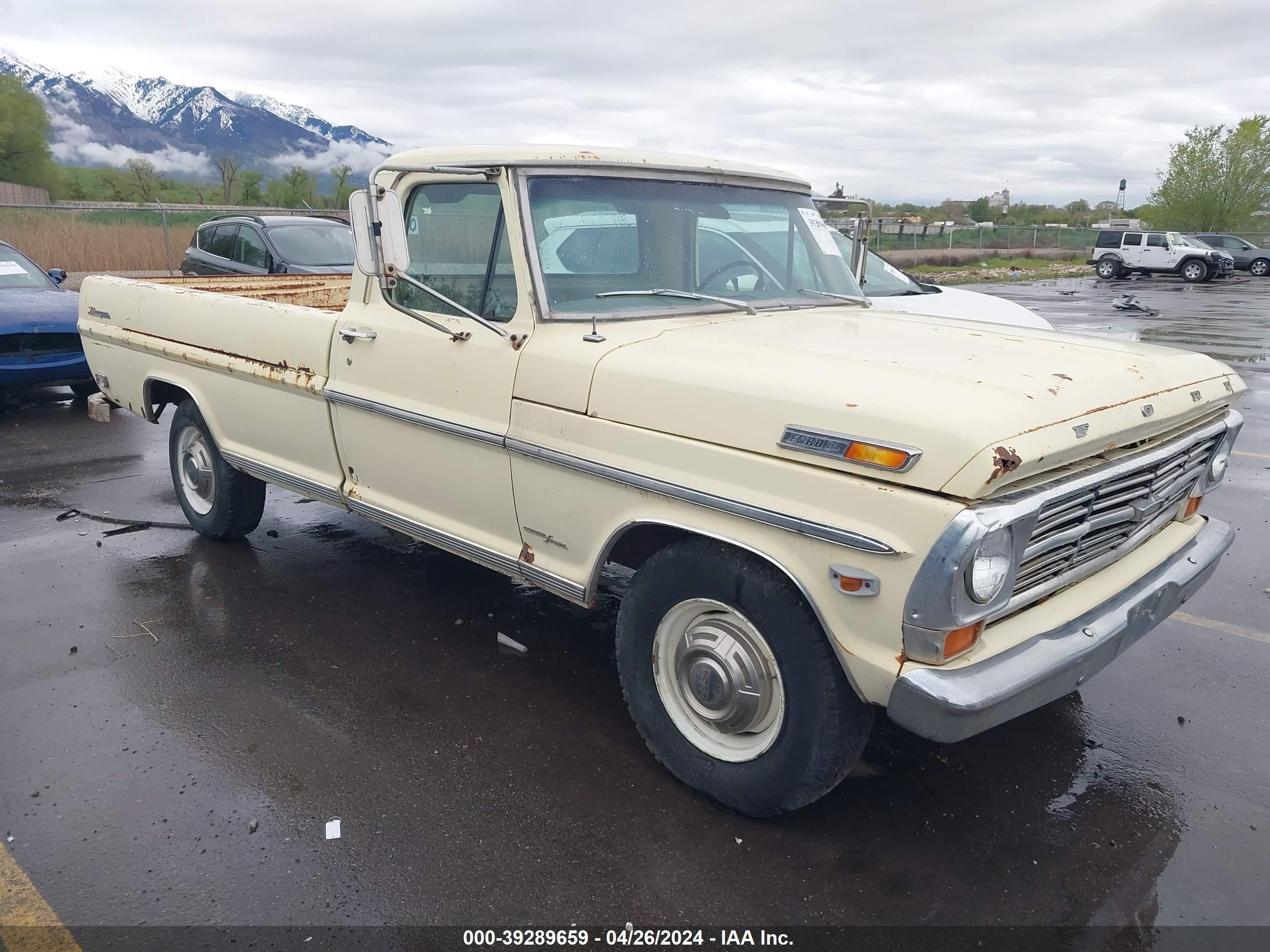 FORD F250 1968 000000f25yrd41039