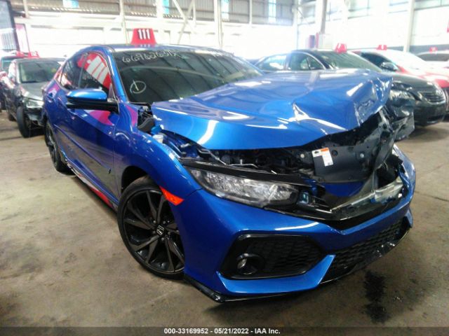 HONDA CIVIC HATCHBACK 2018 00hfk7h94ju408213