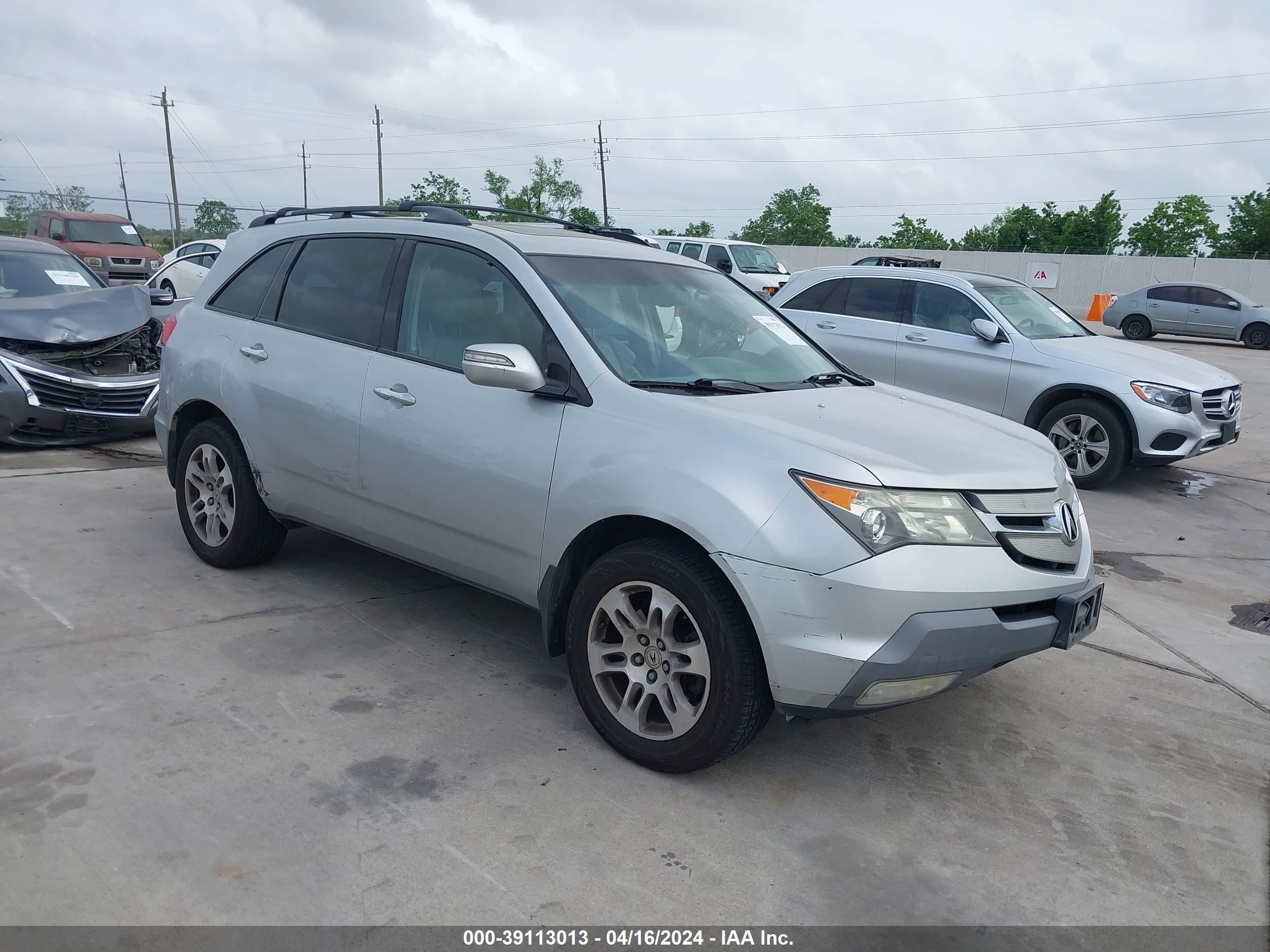 ACURA MDX 2008 02hnyd28398h50596