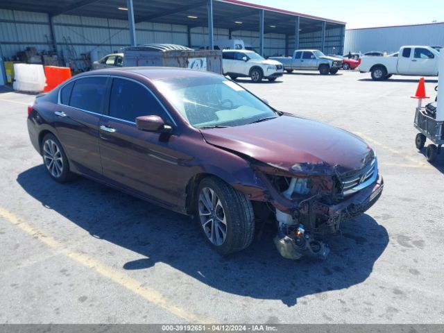 HONDA ACCORD 2013 18gcr2f5xda210544