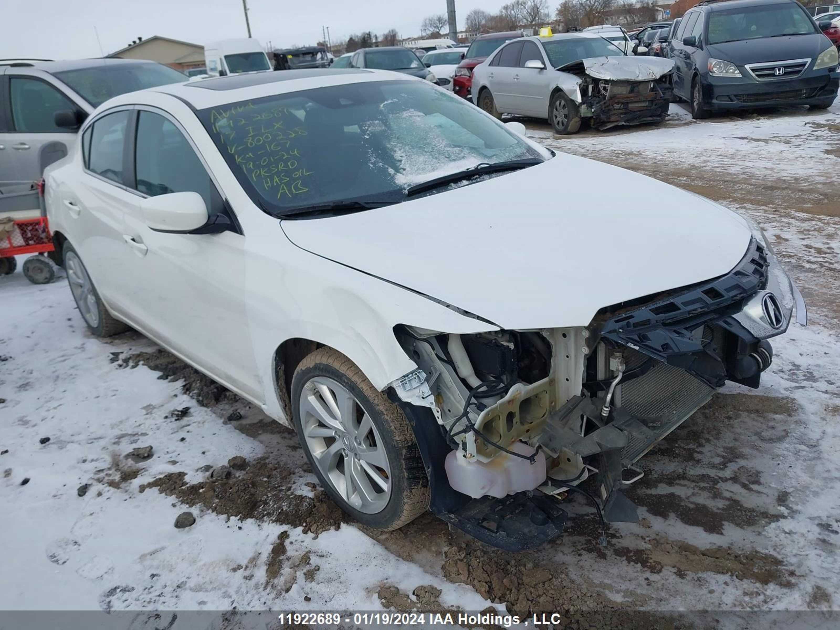 ACURA ILX 2017 19ude2f74ha800228