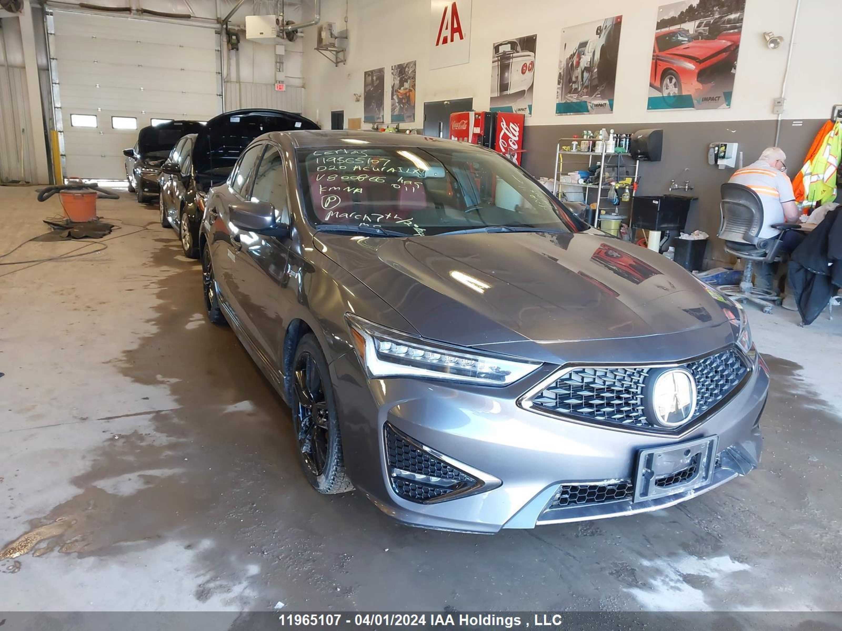 ACURA ILX 2020 19ude2f81la800866