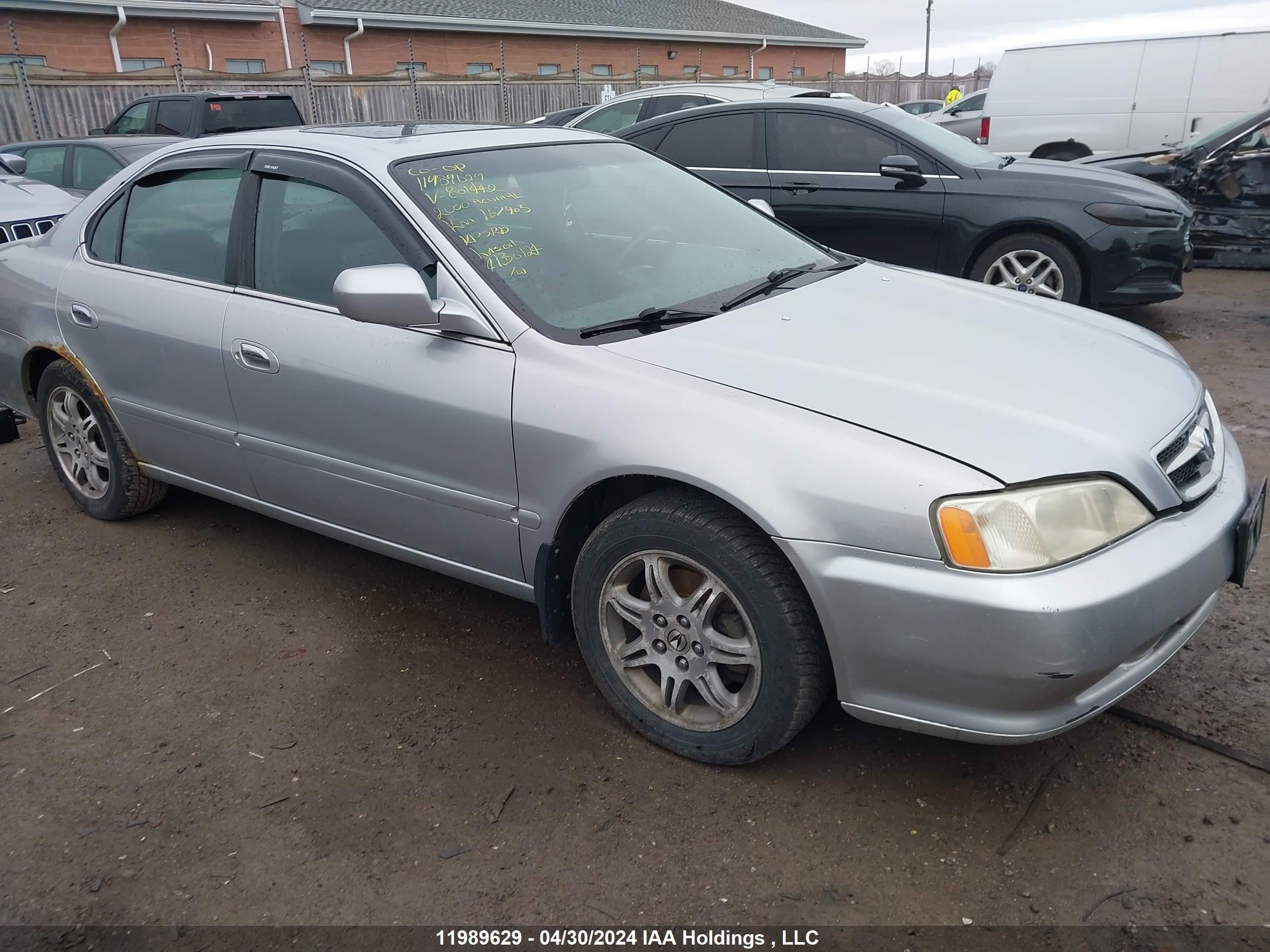 ACURA TL 2000 19uua5665ya801442