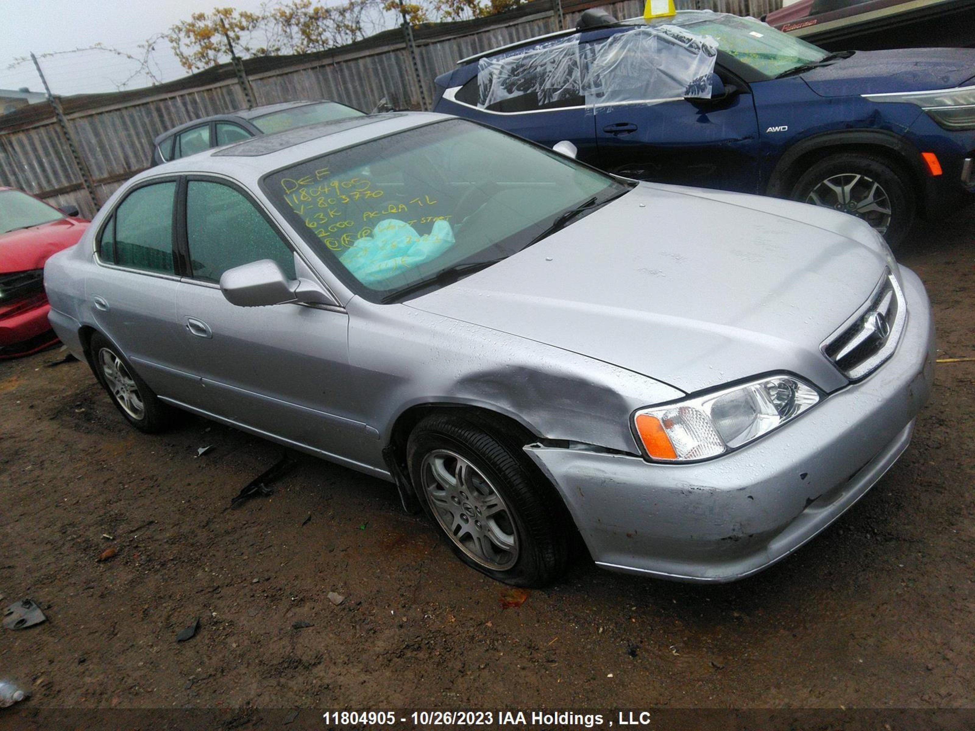 ACURA TL 2000 19uua566xya803770