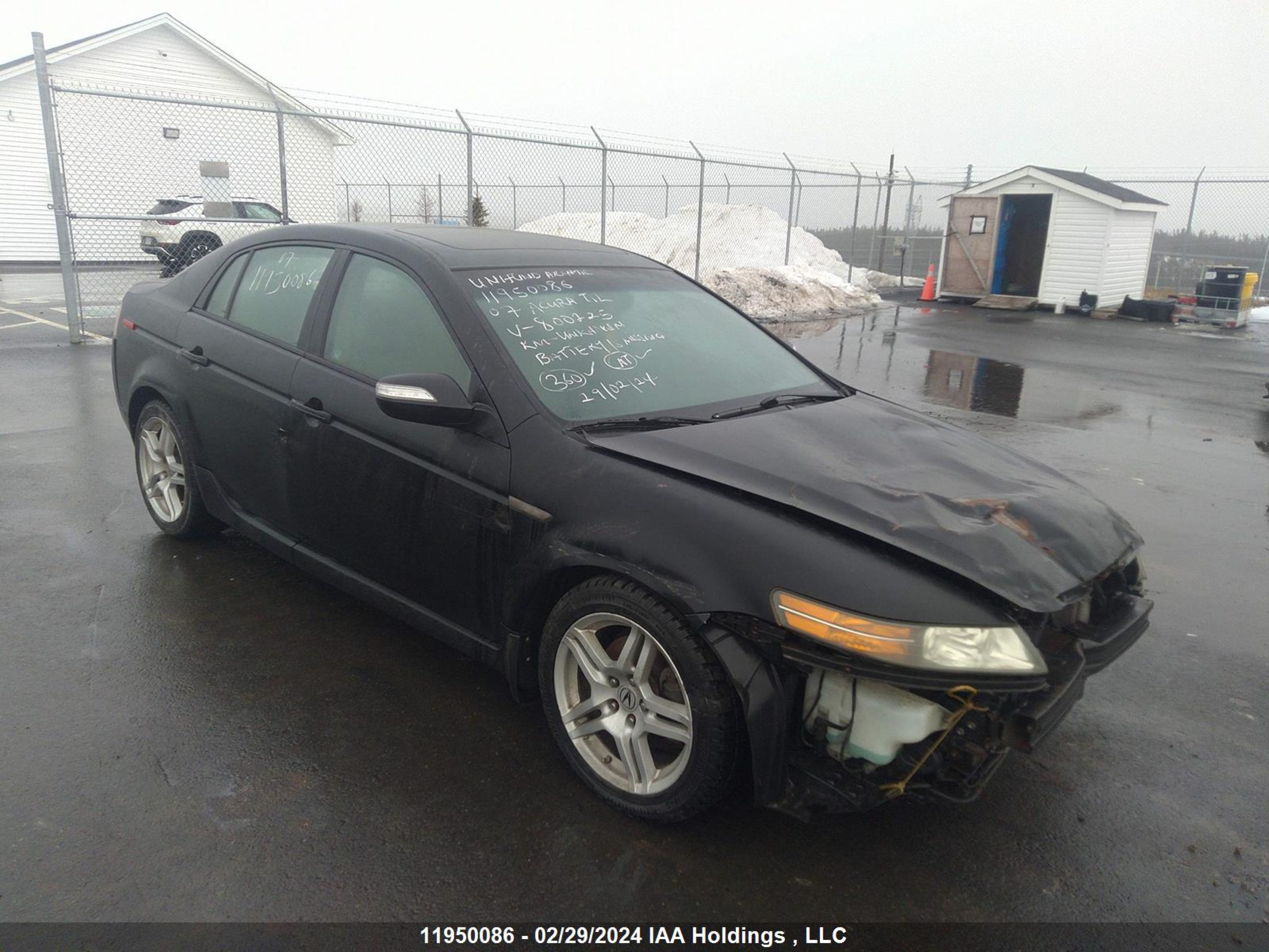 ACURA TL 2007 19uua66217a800225