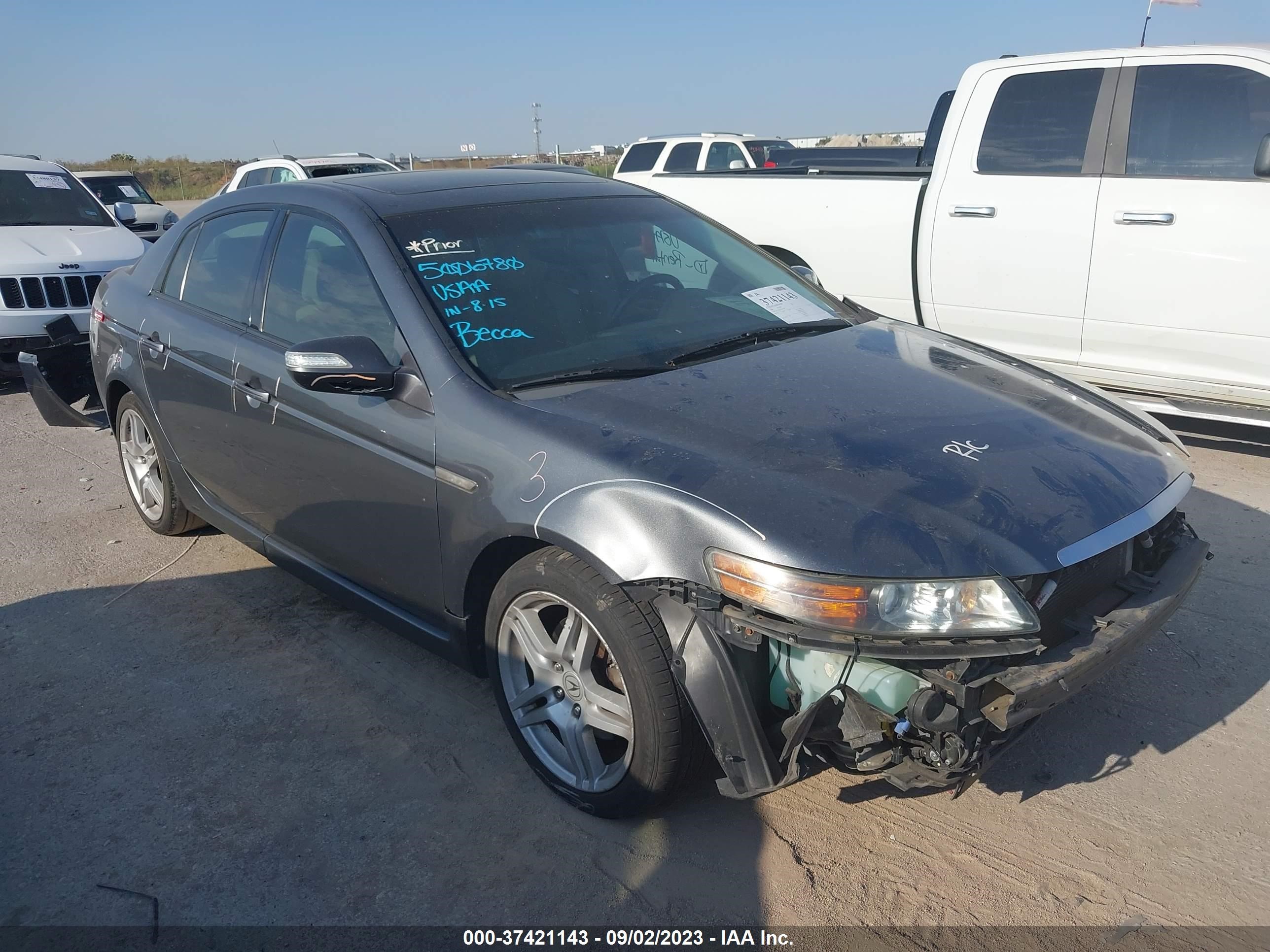 ACURA TL 2008 19uua66218a029248