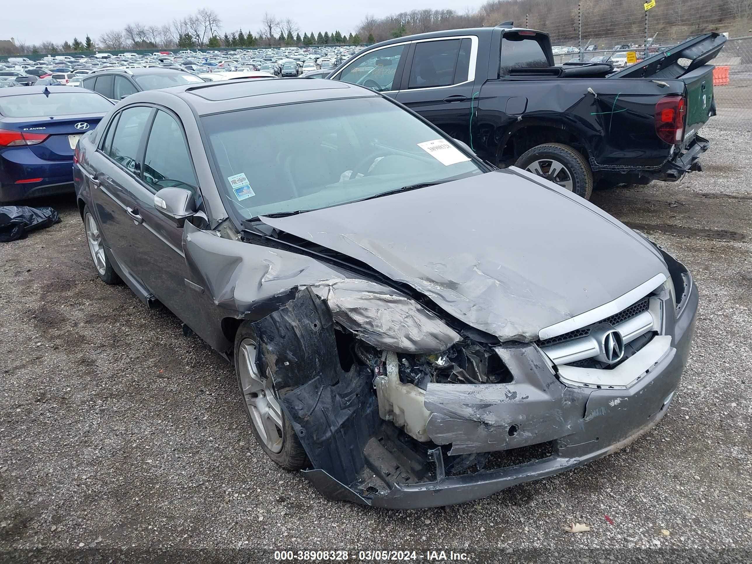 ACURA TL 2008 19uua66218a038225