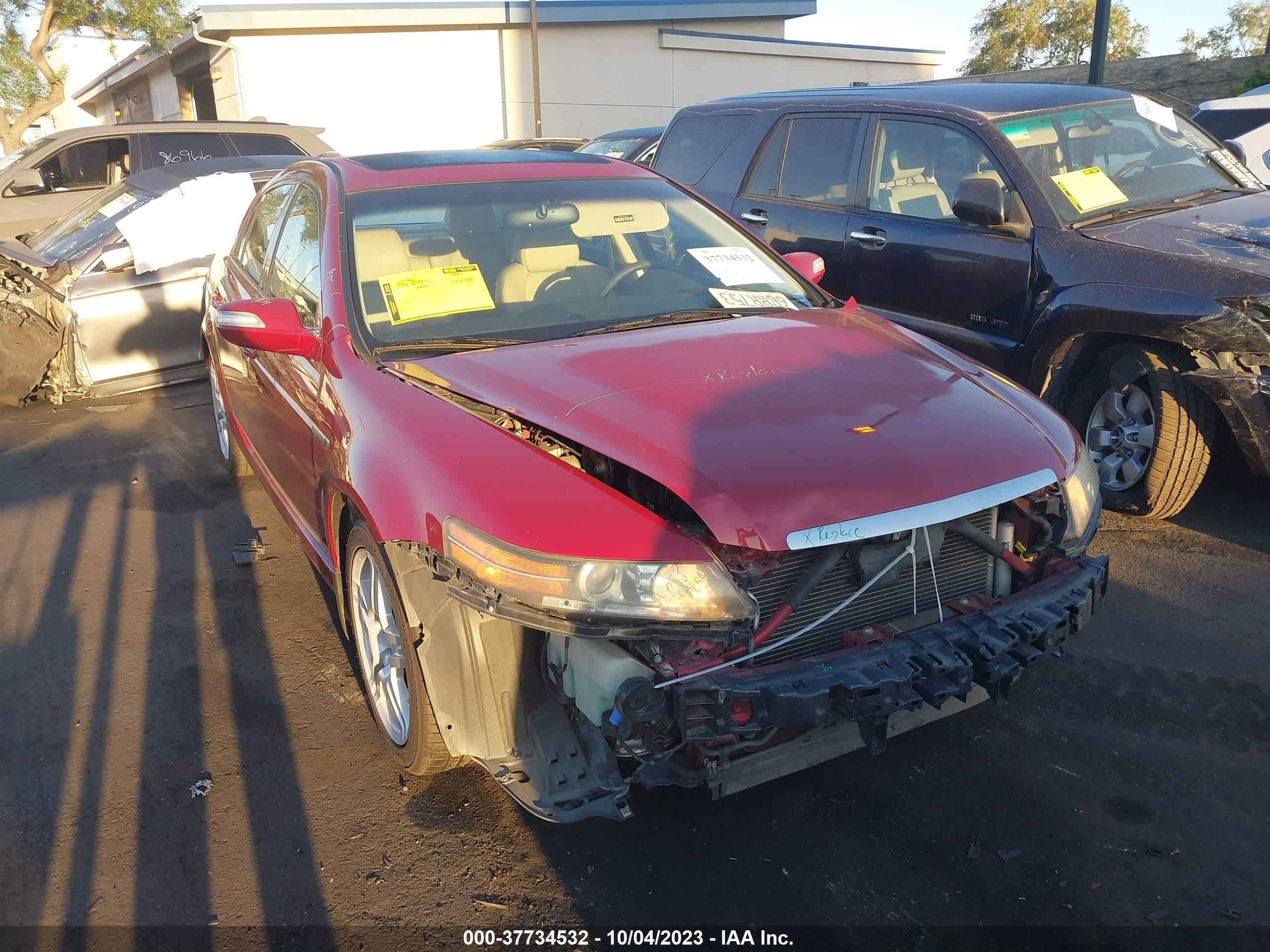 ACURA TL 2008 19uua662x8a000895