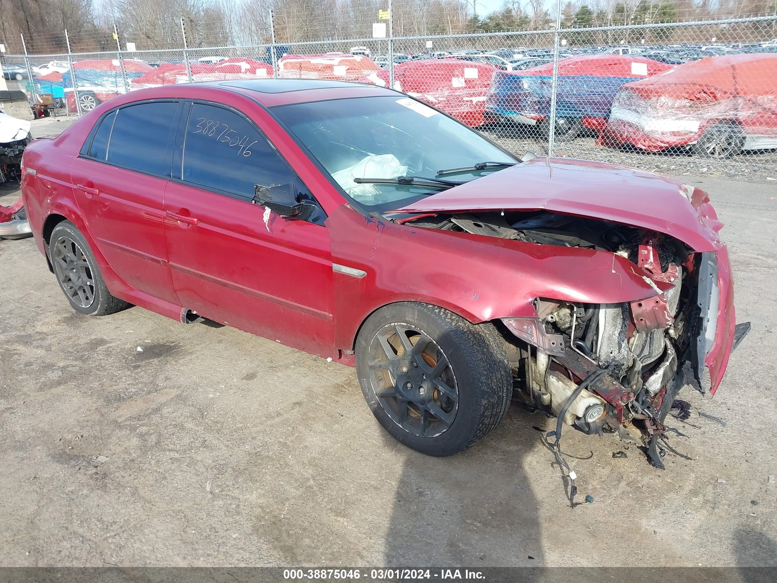 ACURA TL 2008 19uua76518a020985