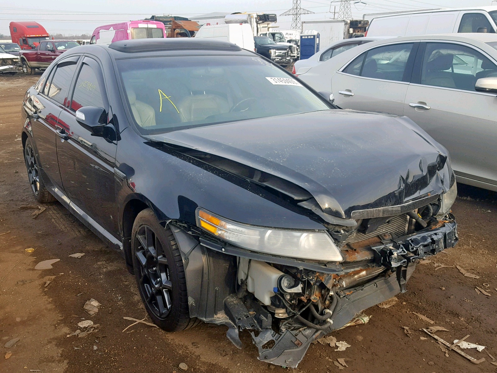 ACURA TL TYPE S 2008 19uua76588a008087