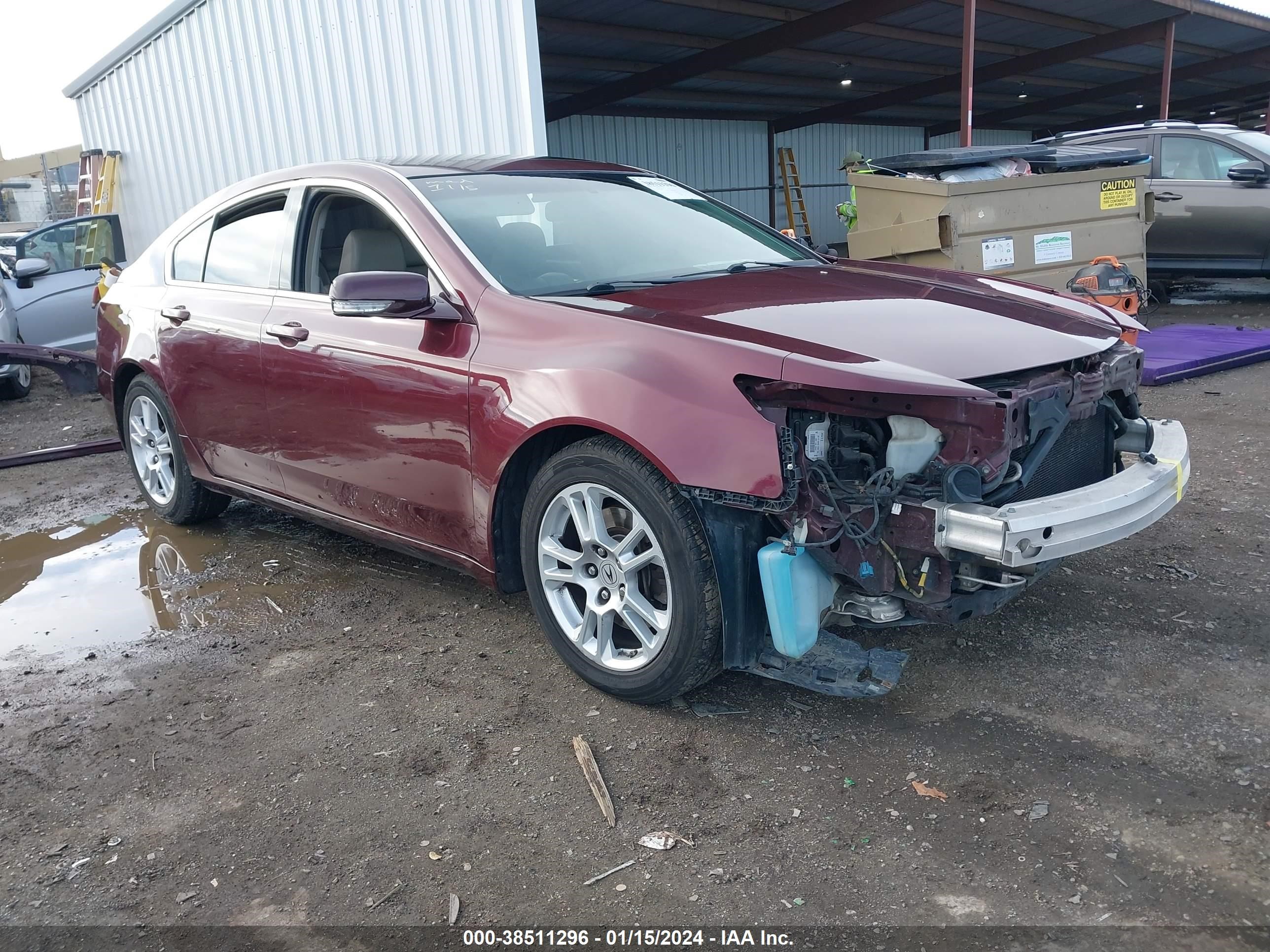 ACURA TL 2009 19uua86289a010452