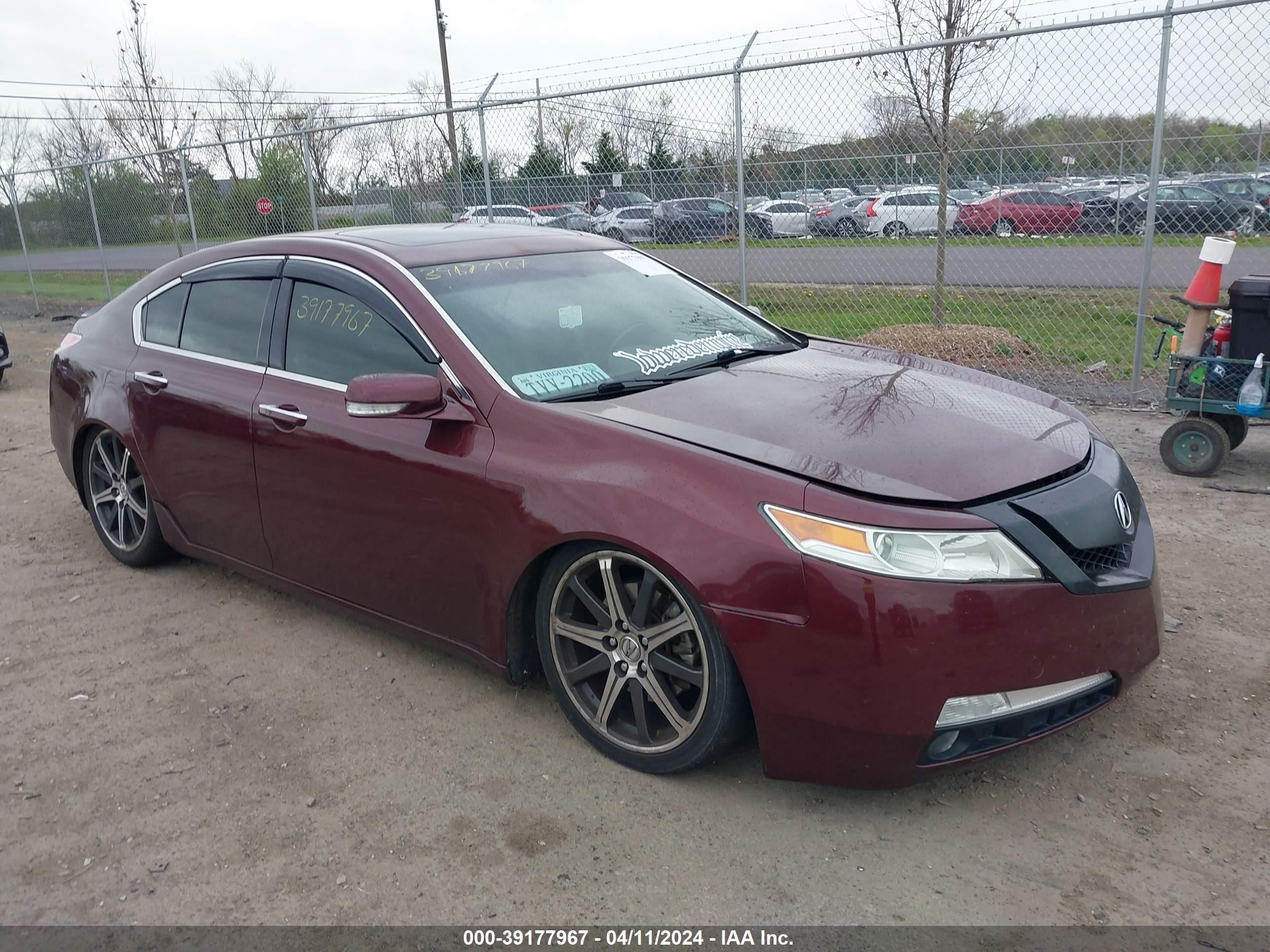 ACURA TL 2009 19uua86519a007192