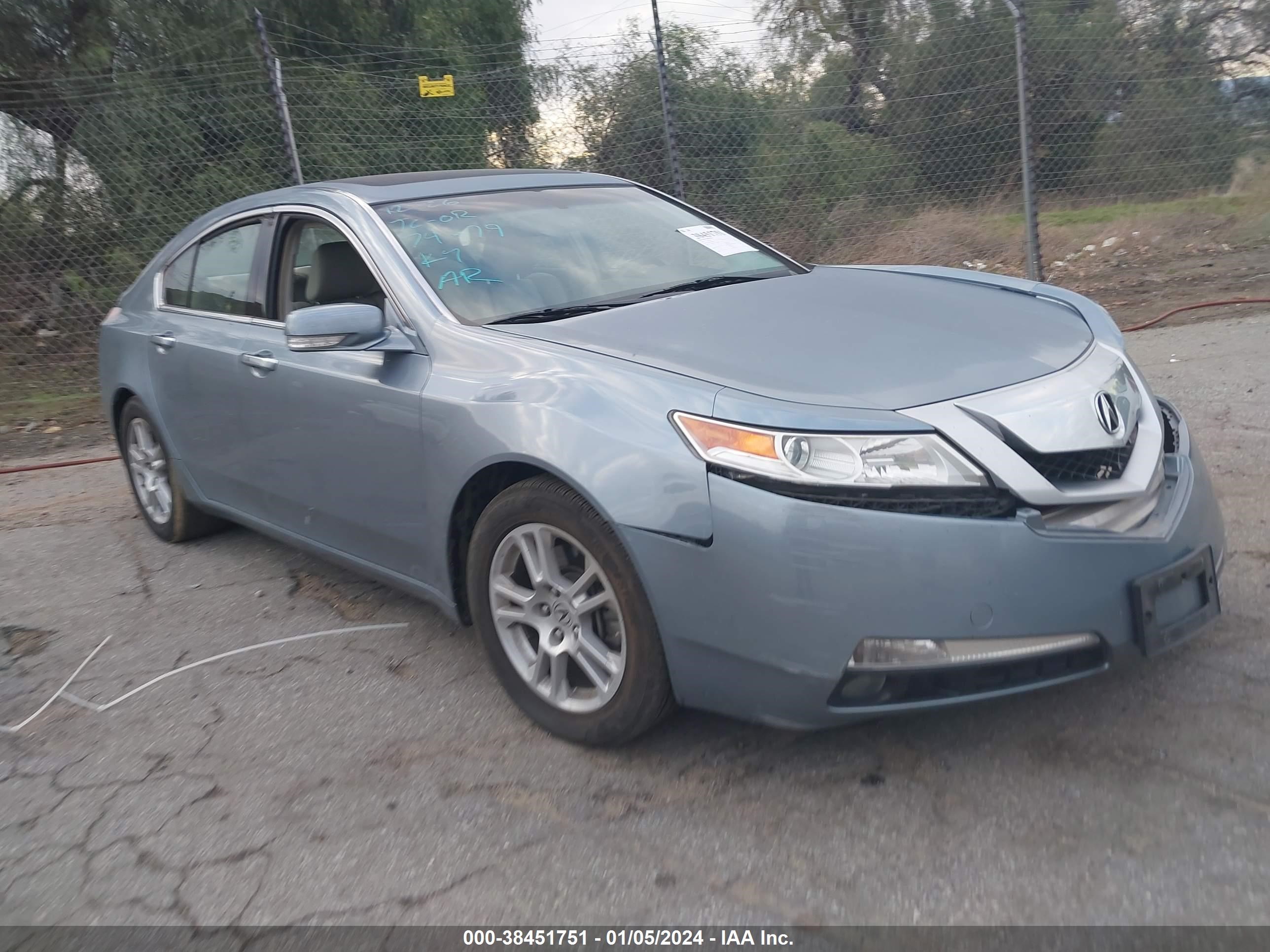 ACURA TL 2009 19uua86579a008637