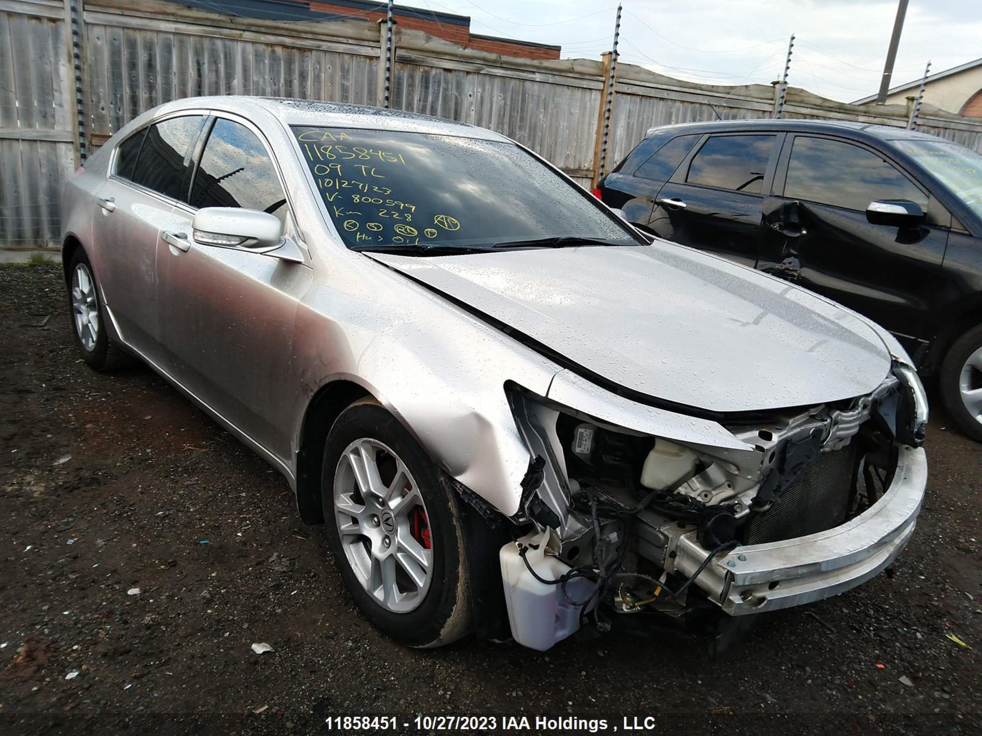 ACURA TL 2009 19uua86589a800599