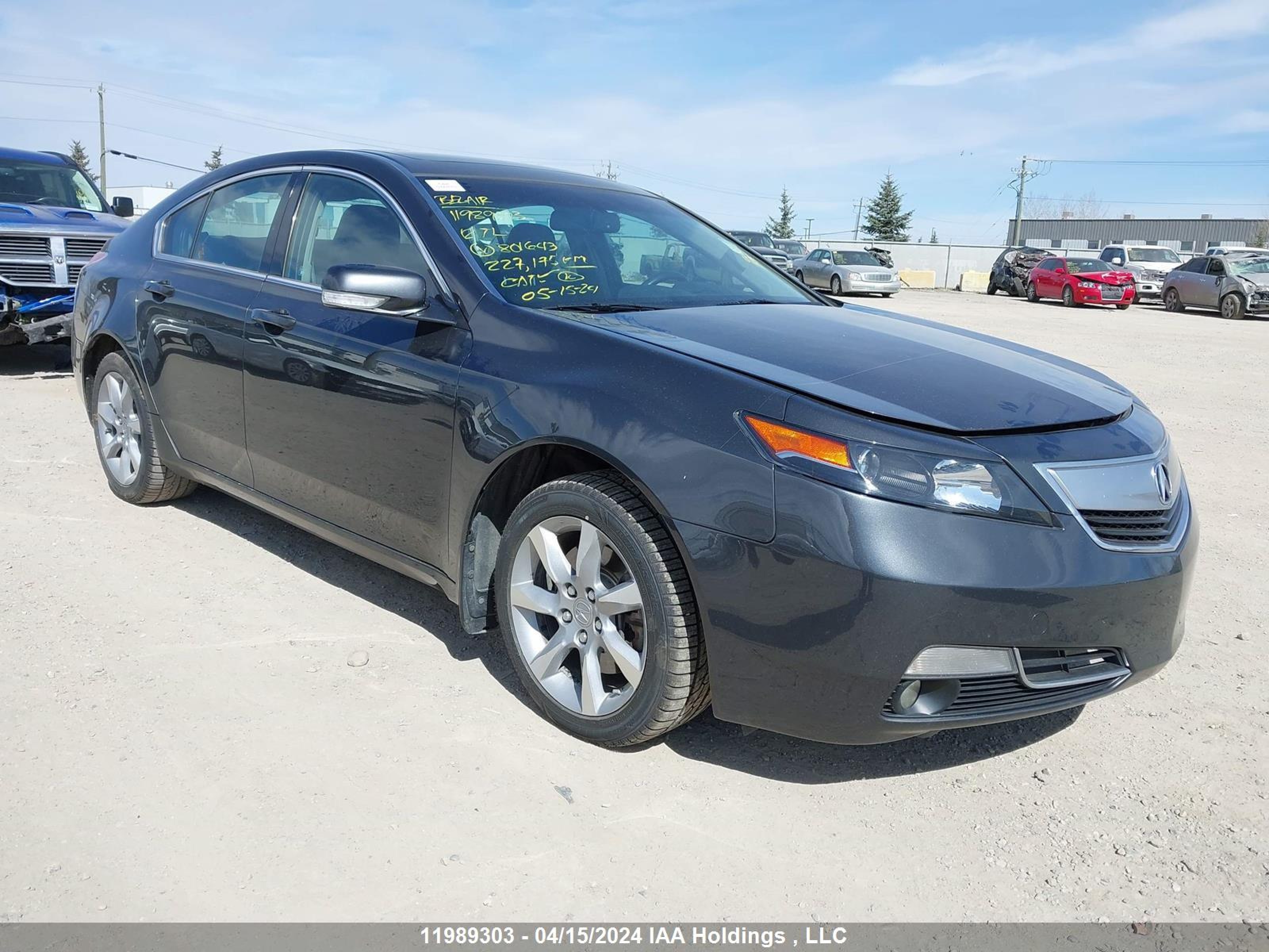 ACURA TL 2012 19uua8f25ca801643