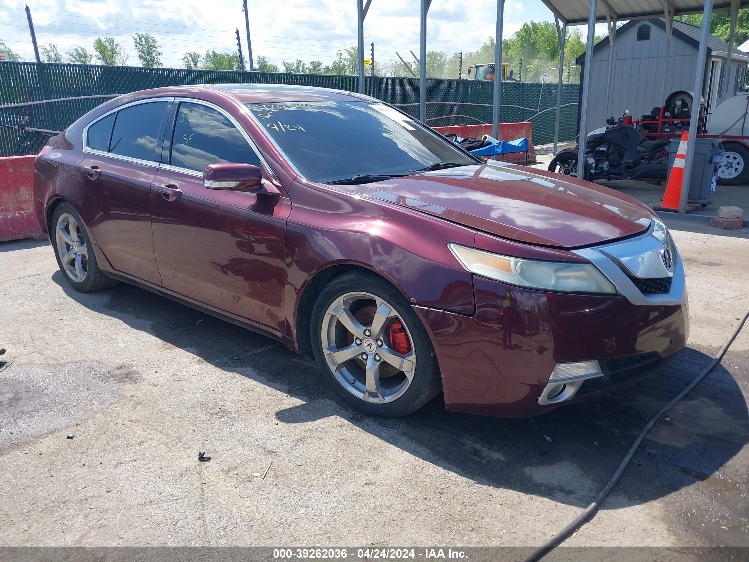 ACURA TL 2009 19uua96249a001804