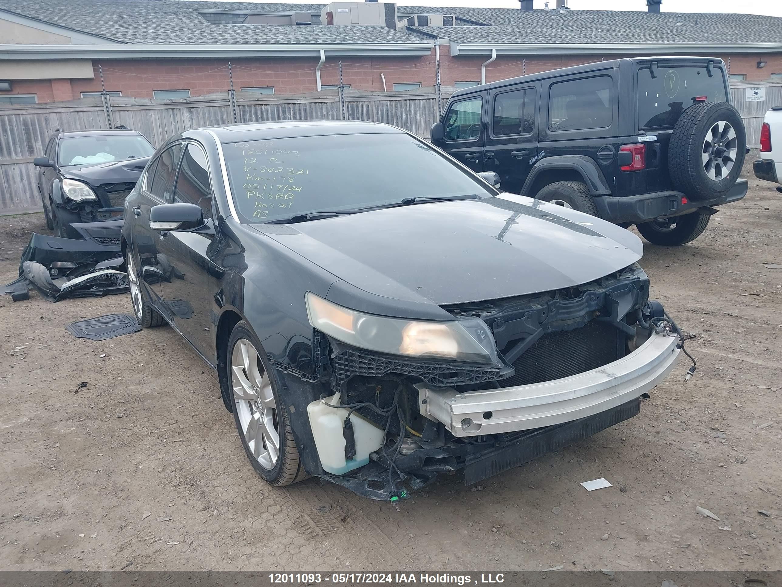 ACURA TL 2012 19uua9f78ca802321