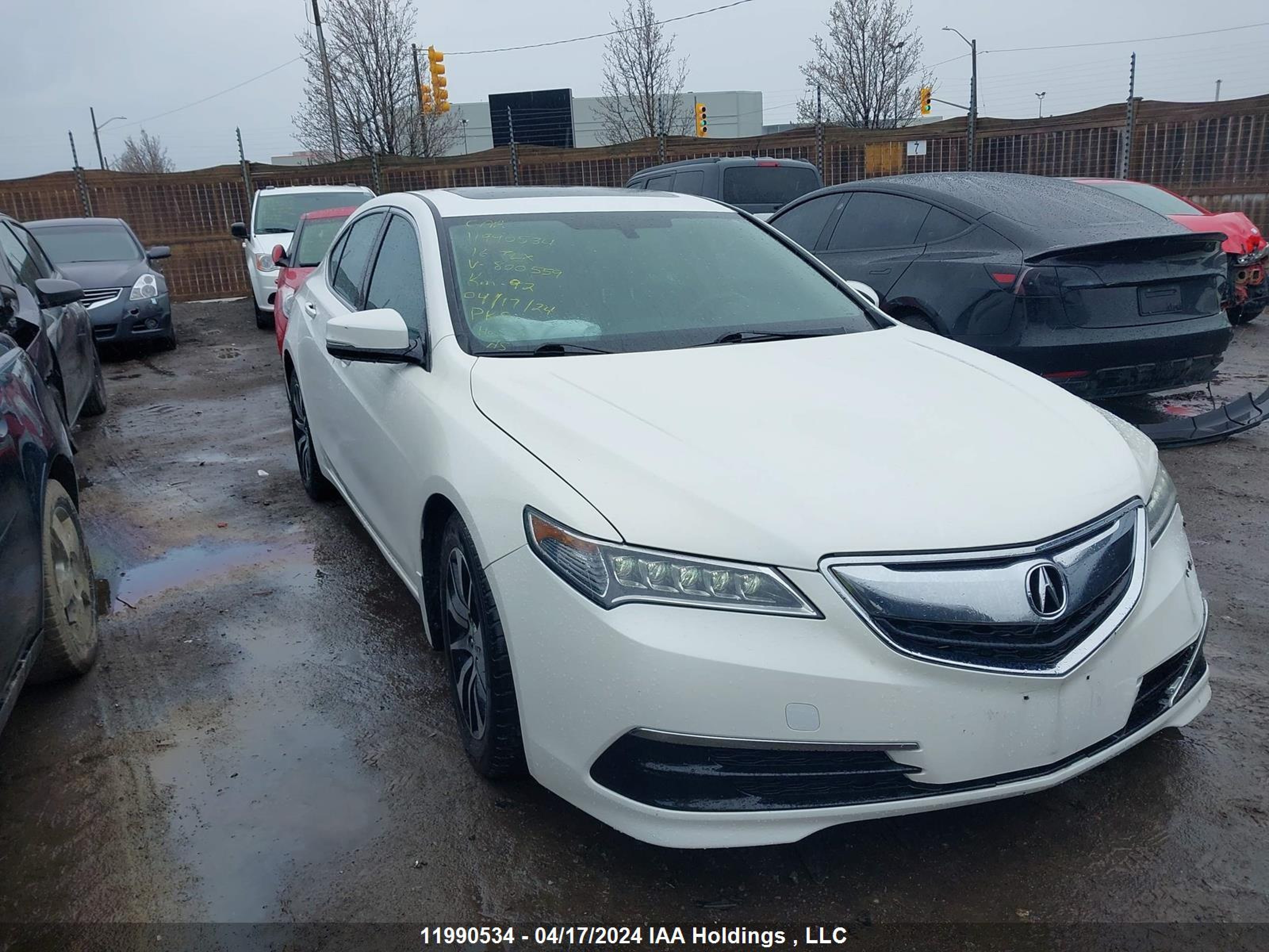 ACURA TLX 2016 19uub1f37ga800559