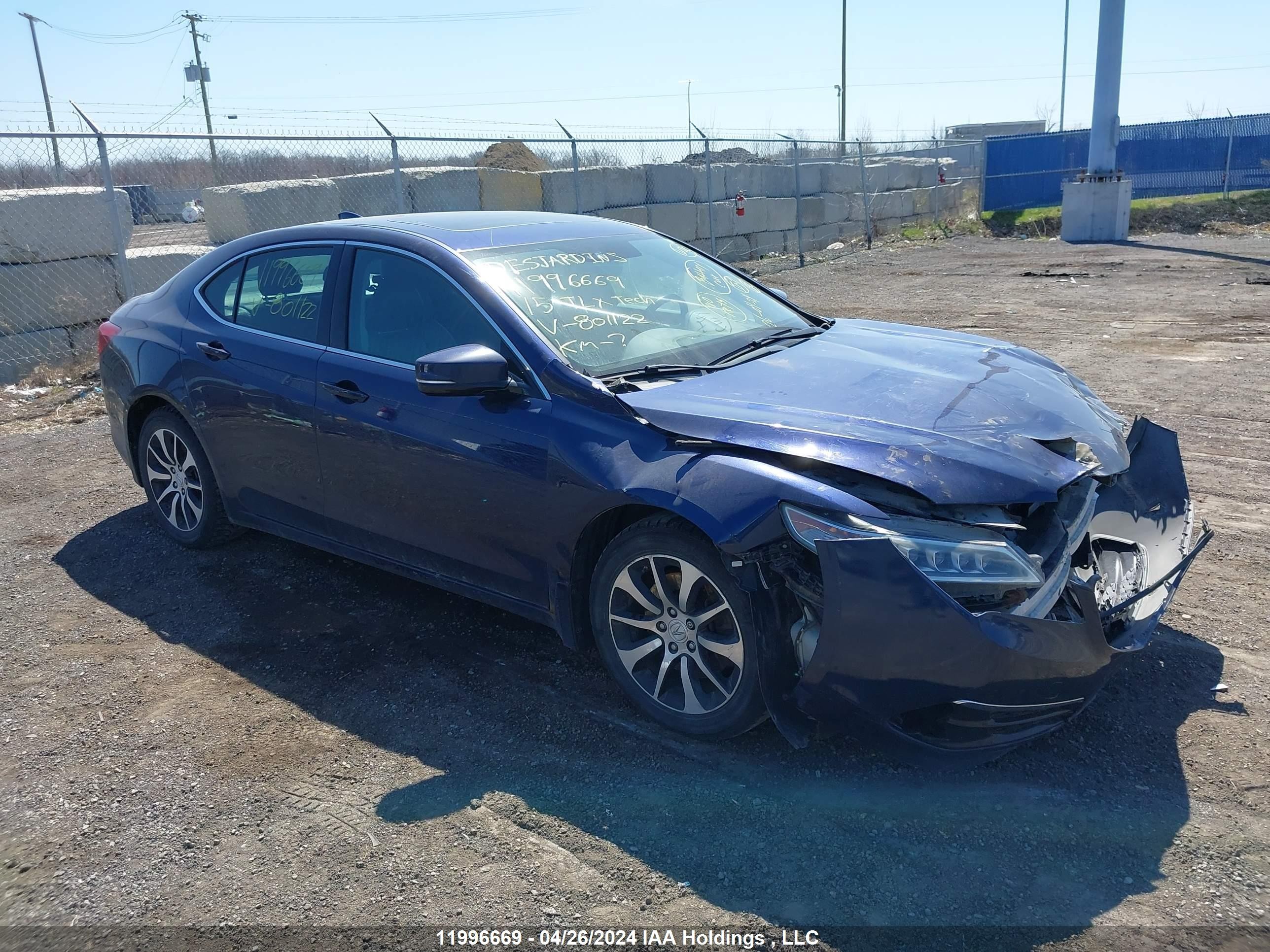 ACURA TLX 2015 19uub1f56fa801122