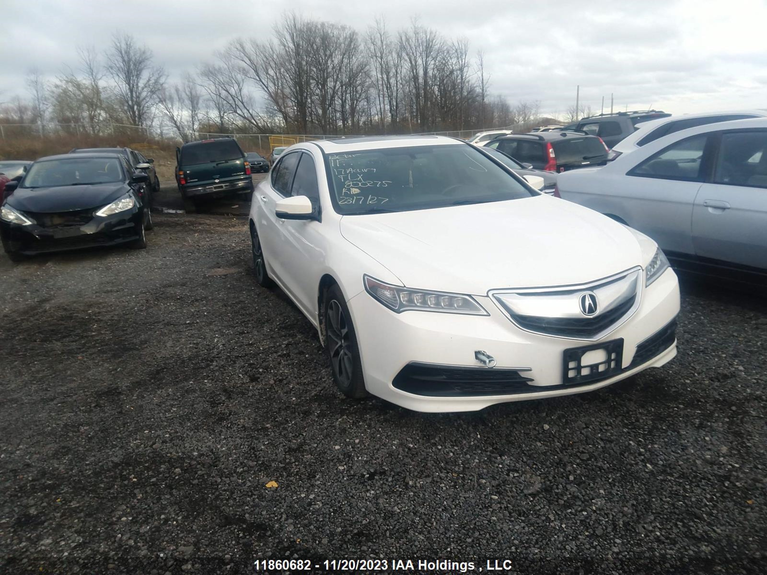 ACURA TLX 2017 19uub3f38ha800275