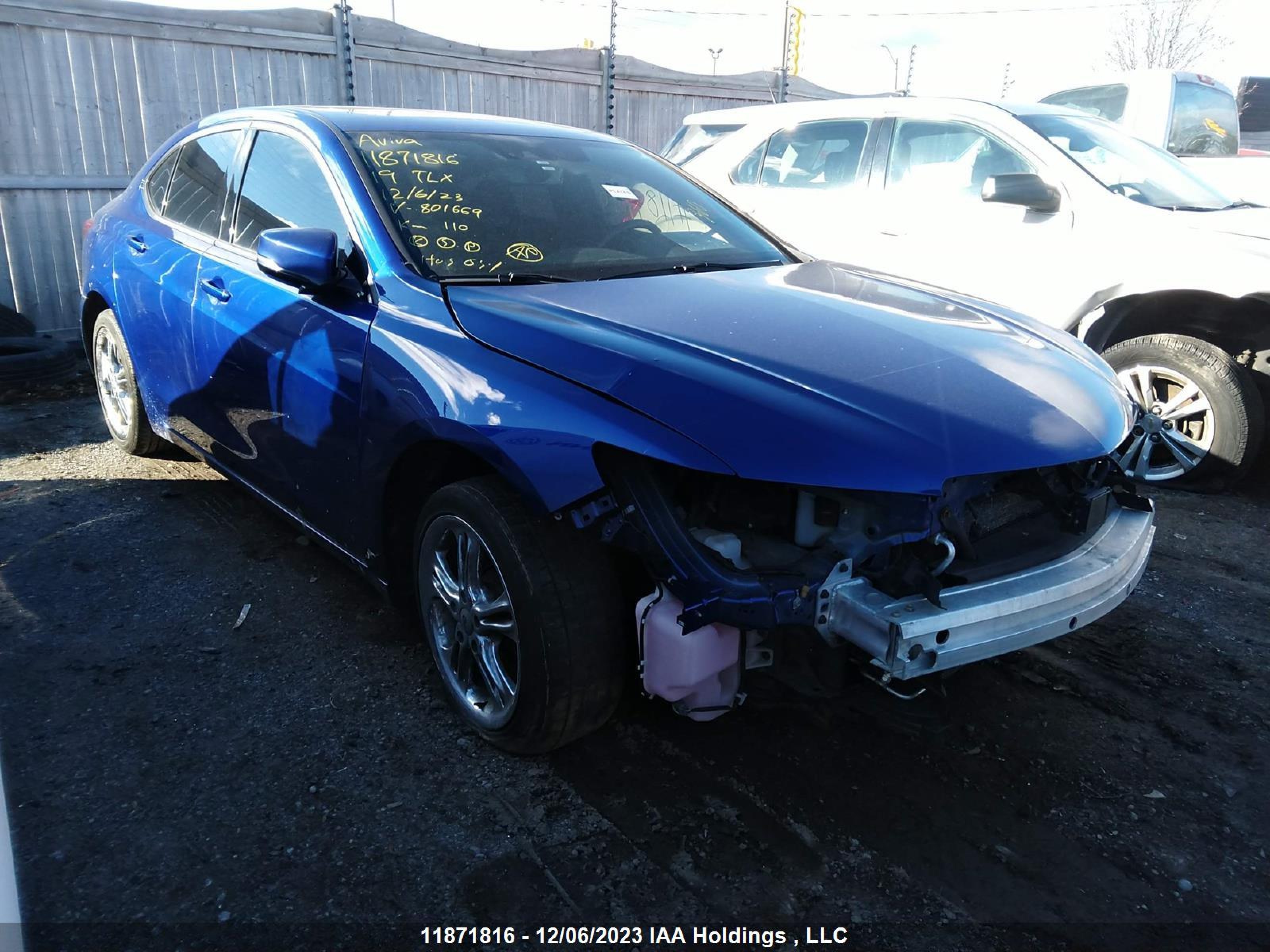 ACURA TLX 2019 19uub3f6xka801669