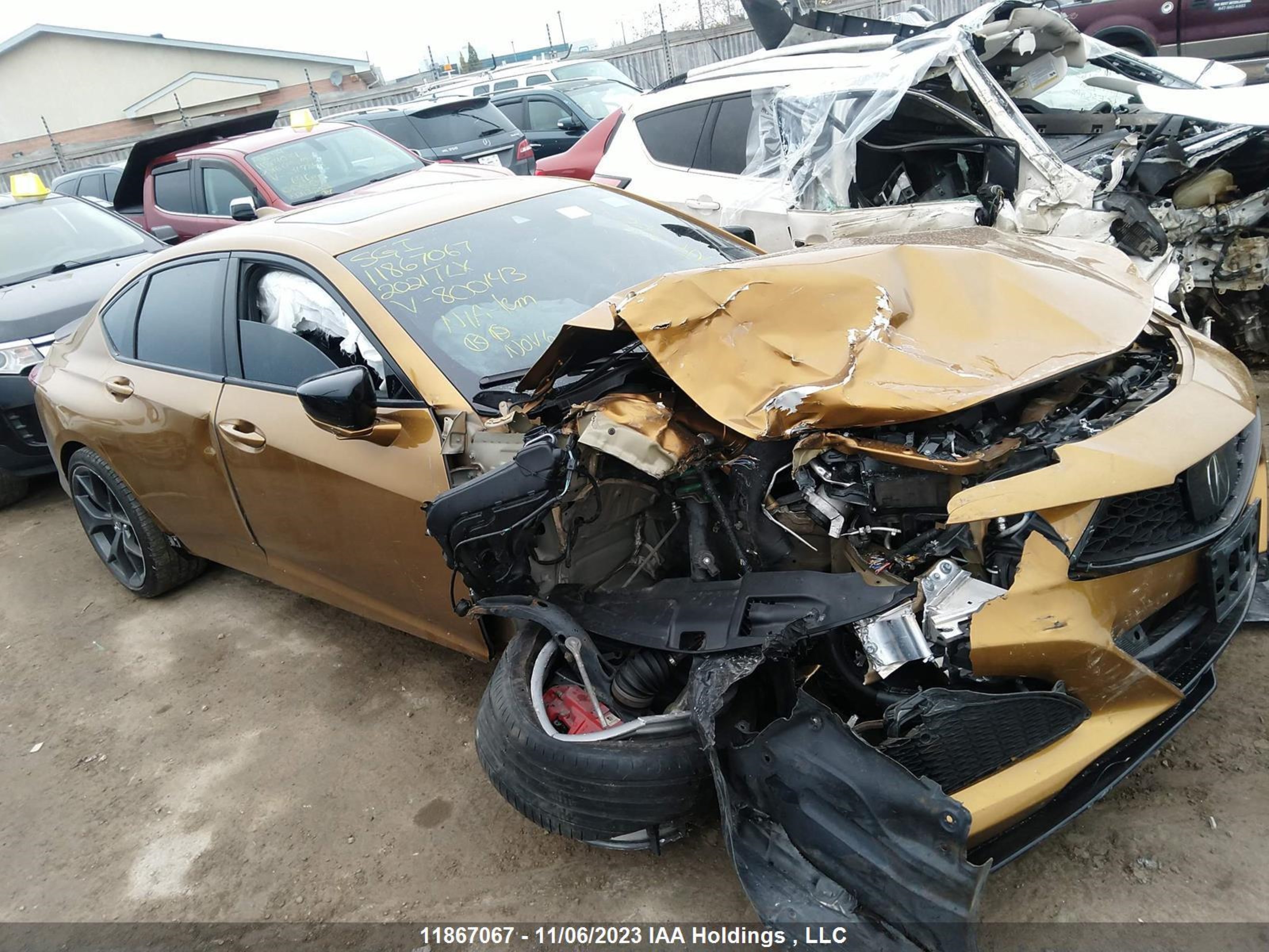 ACURA TLX 2021 19uub7f03ma800143