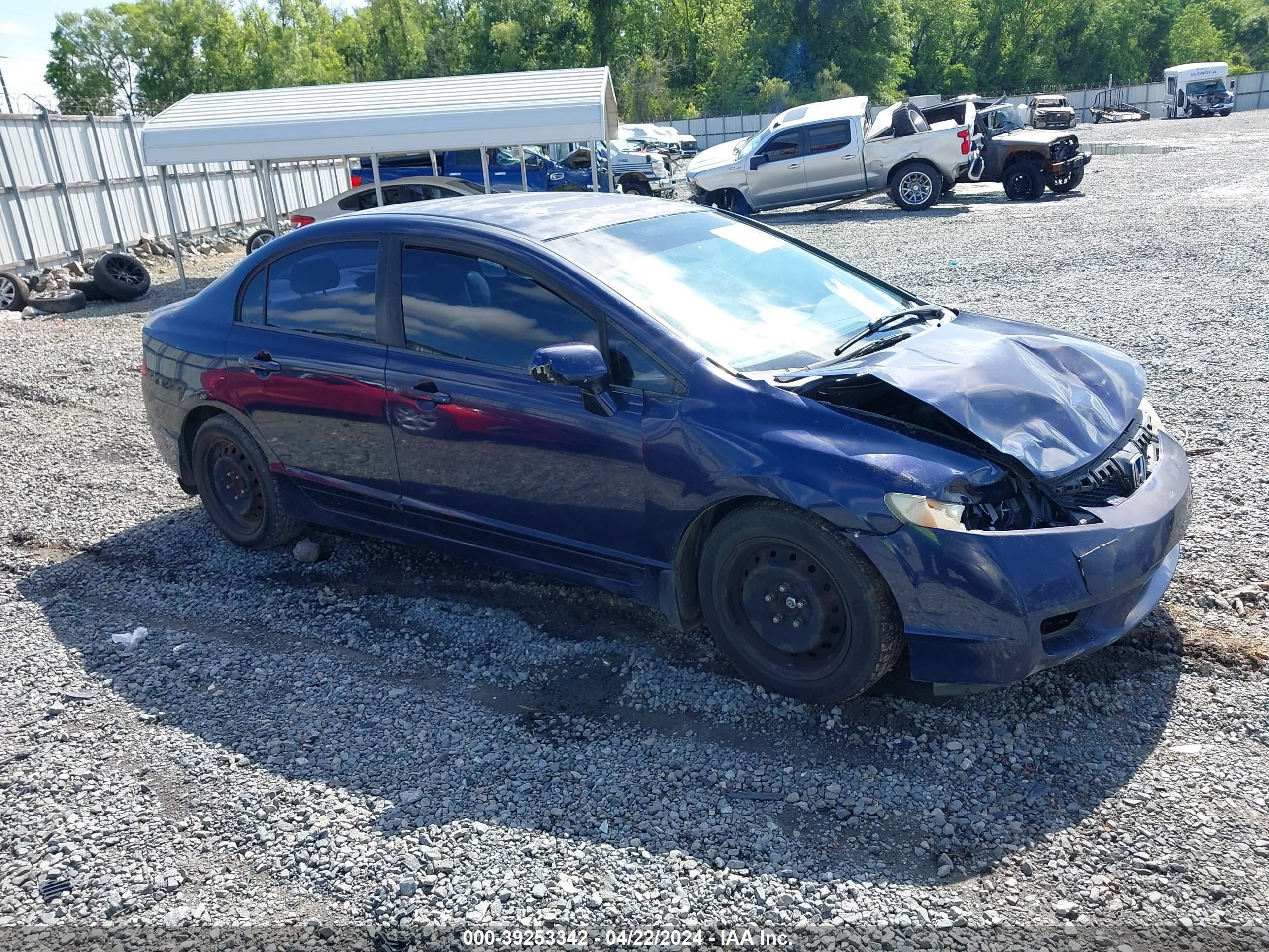 HONDA CIVIC 2009 19xfa16509e002187