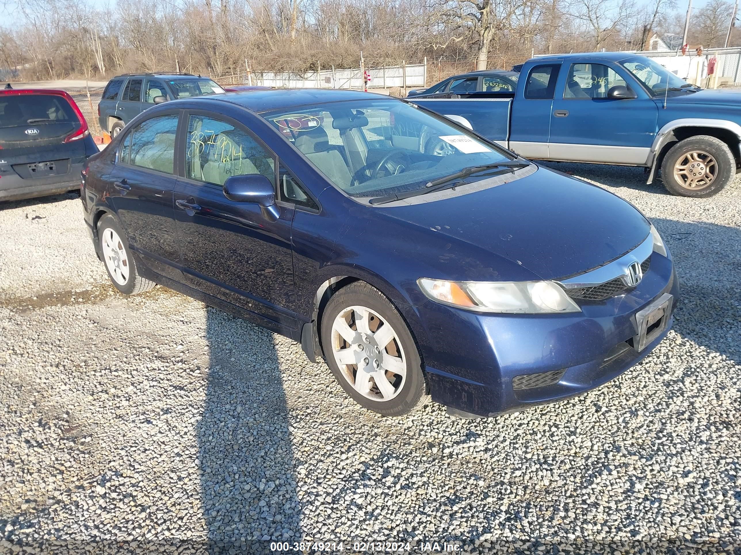 HONDA CIVIC 2009 19xfa16509e002917