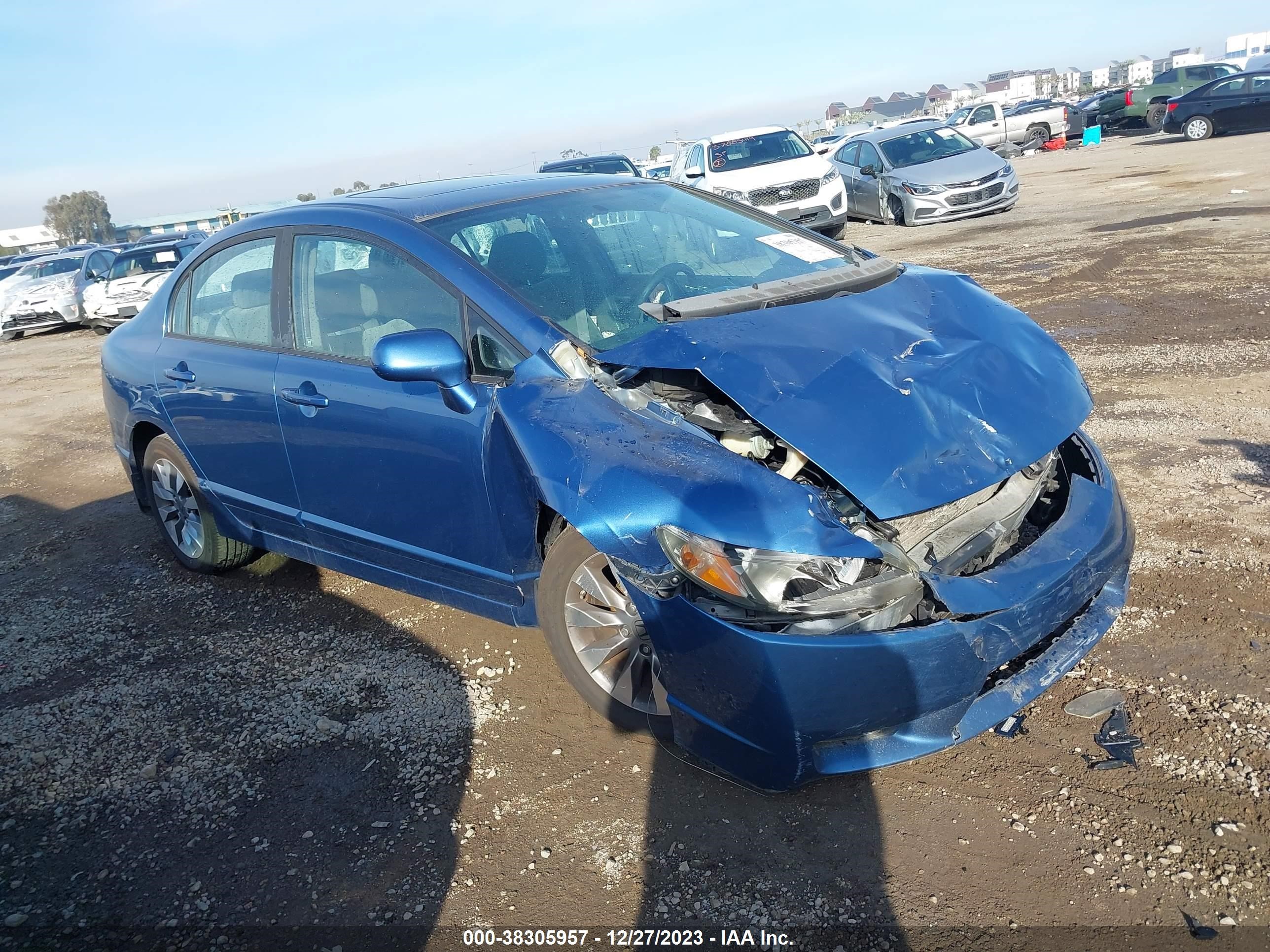 HONDA CIVIC 2009 19xfa16829e001312