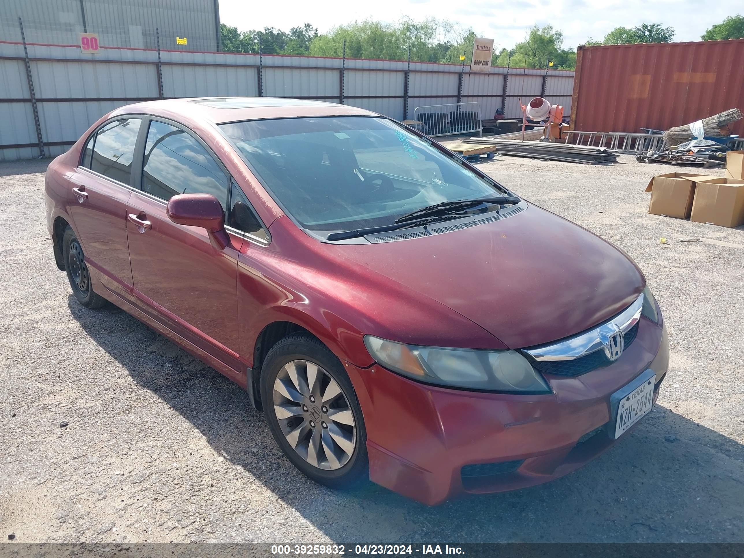 HONDA CIVIC 2009 19xfa16879e002424