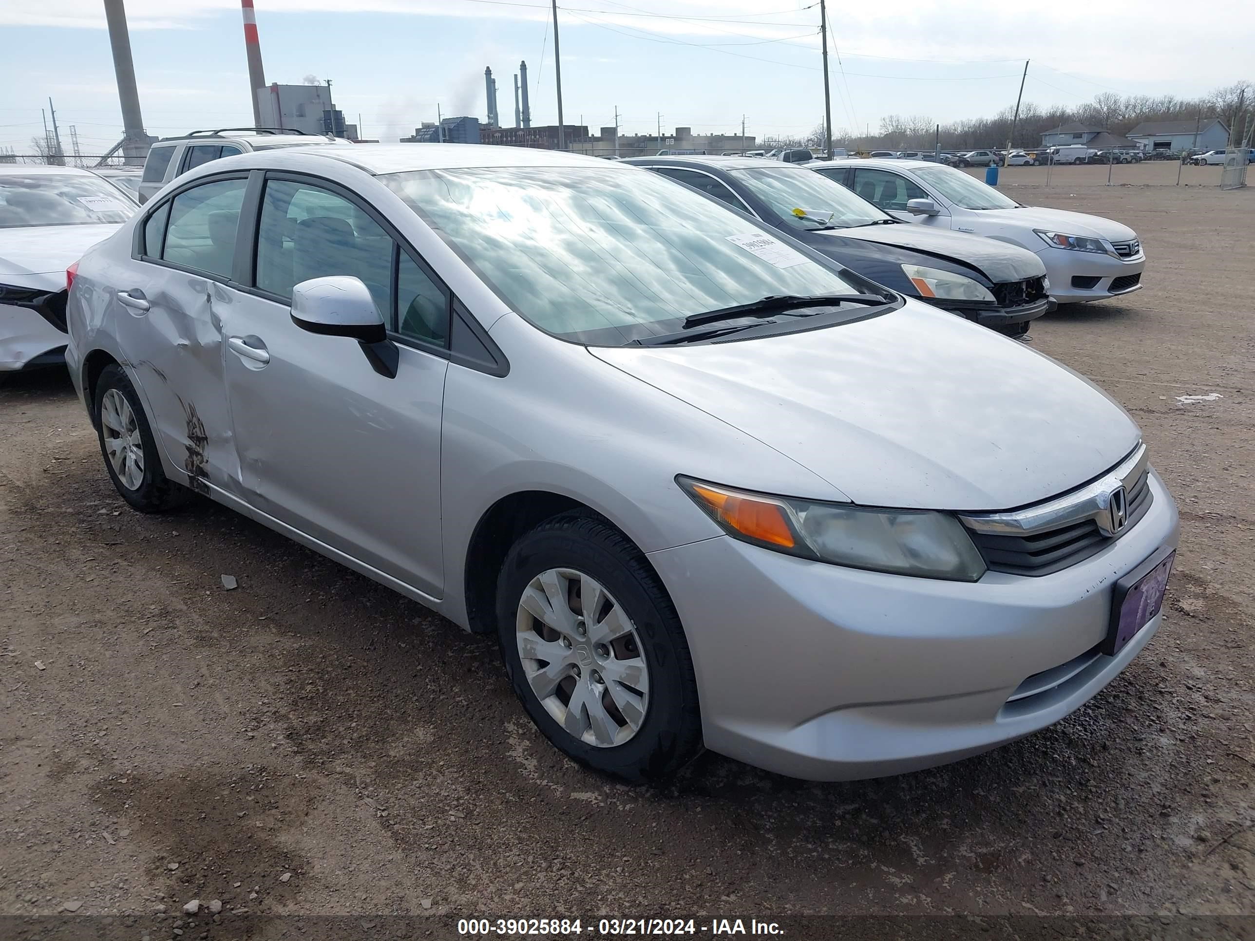 HONDA CIVIC 2012 19xfb2f50ce313015