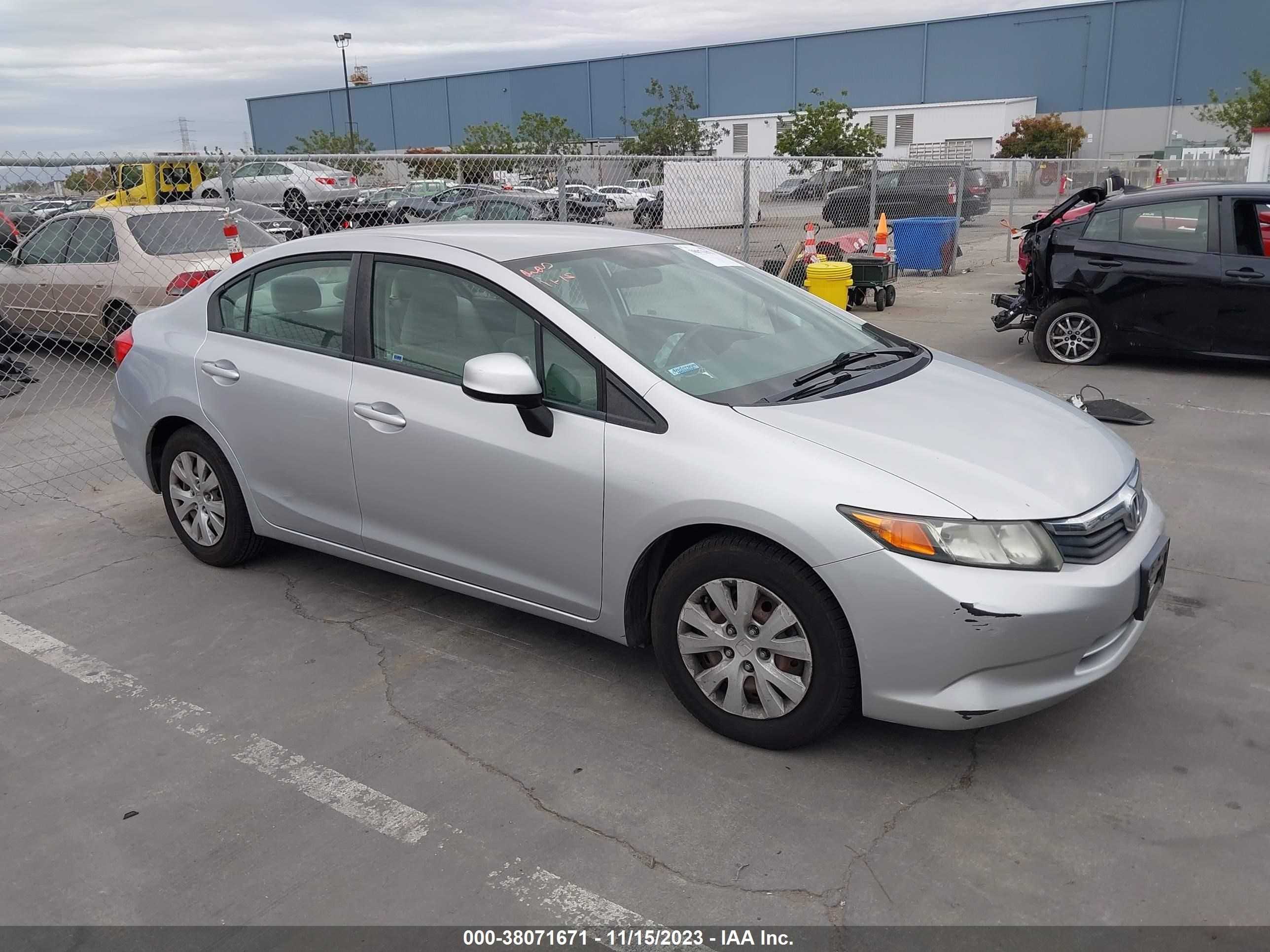 HONDA CIVIC 2012 19xfb2f50ce337511