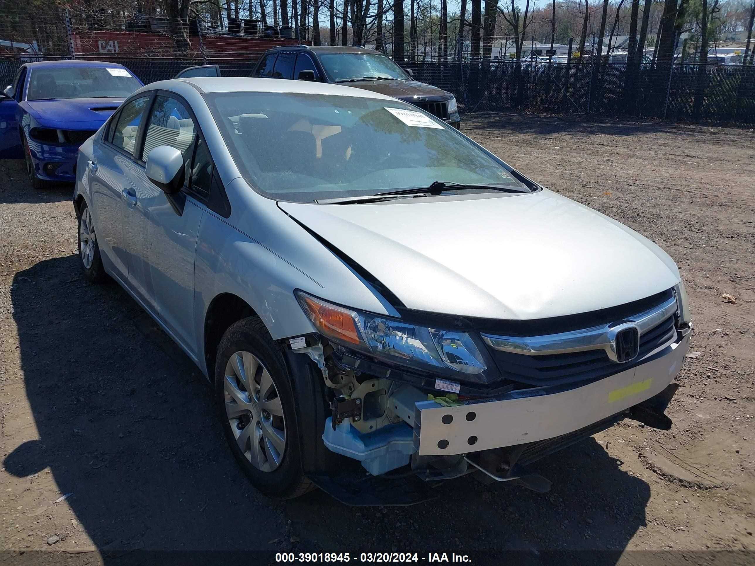 HONDA CIVIC 2012 19xfb2f51ce051571