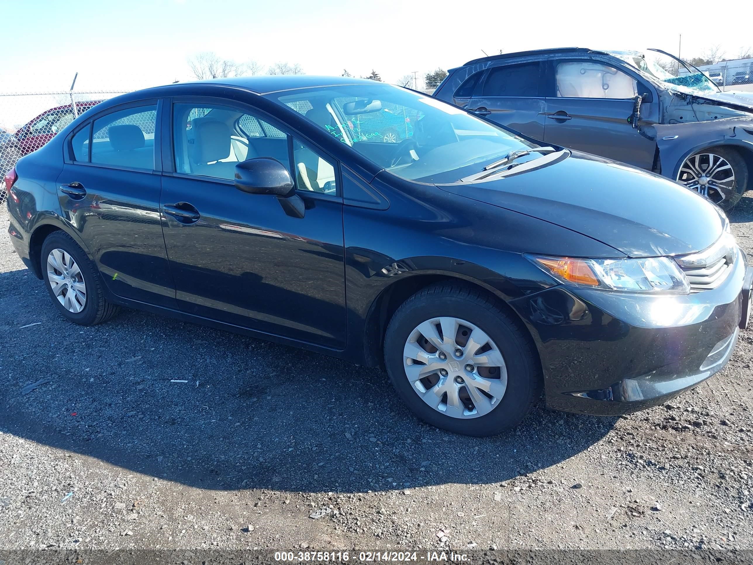 HONDA CIVIC 2012 19xfb2f51ce109677