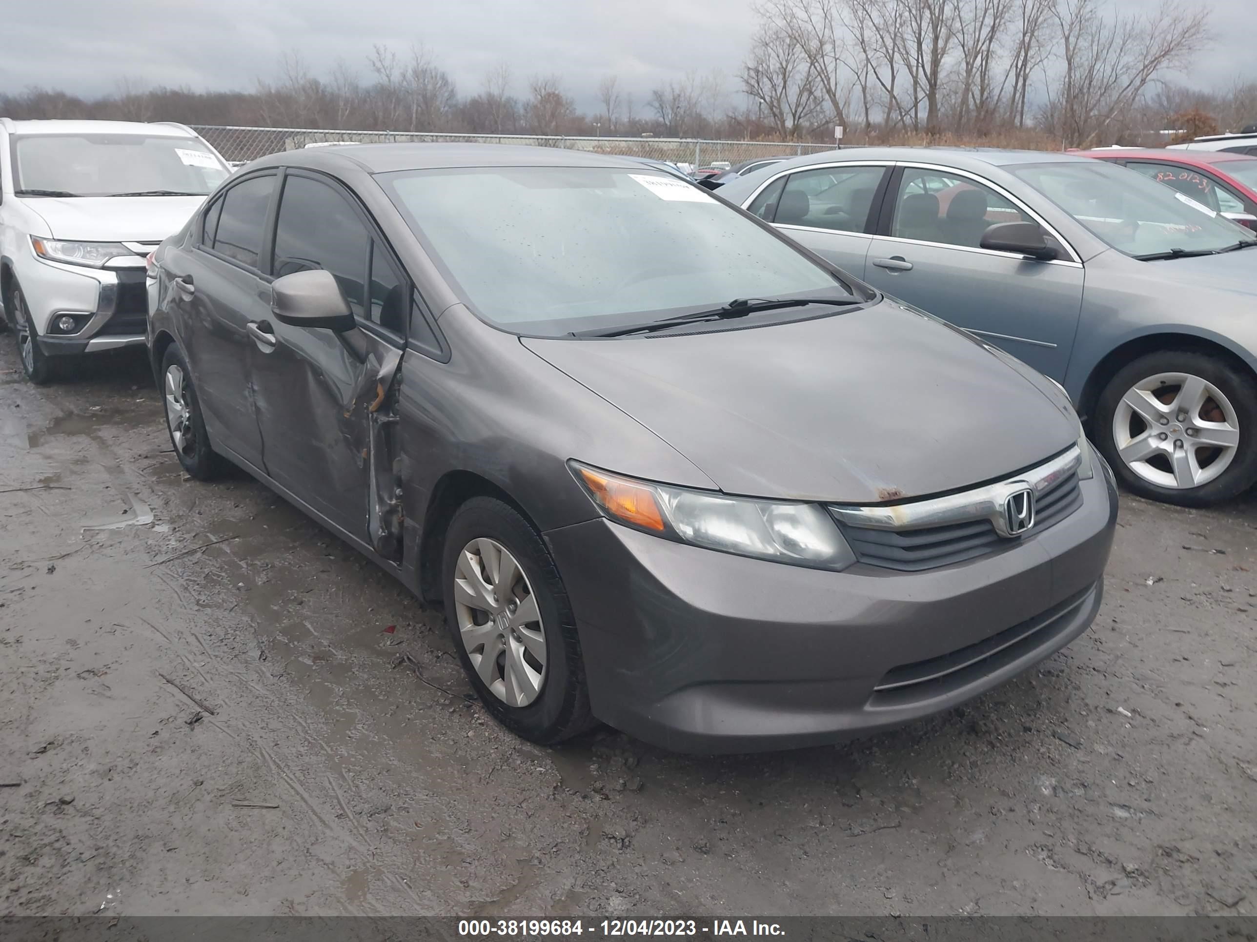 HONDA CIVIC 2012 19xfb2f51ce323634