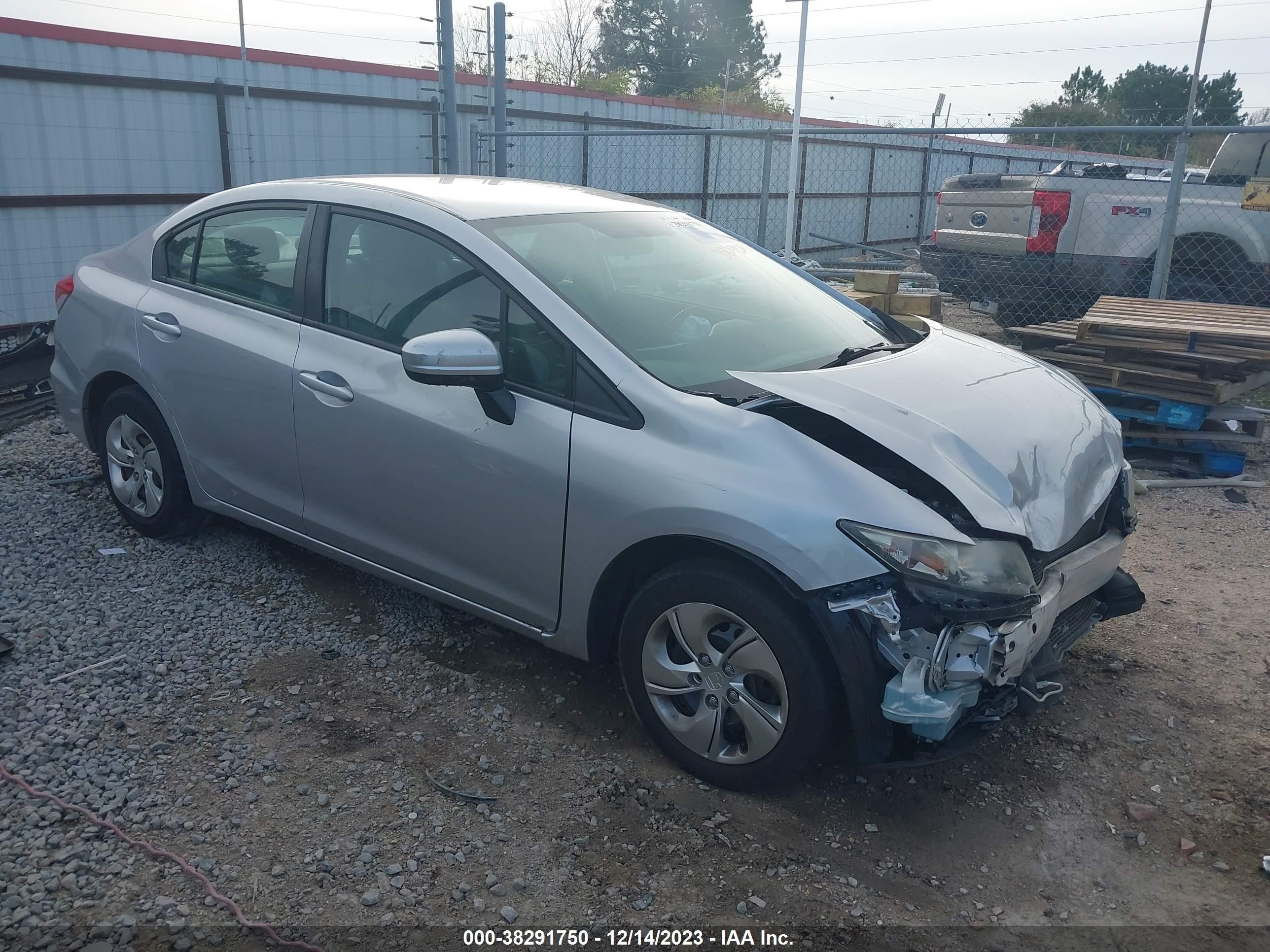 HONDA CIVIC 2014 19xfb2f51ee026849