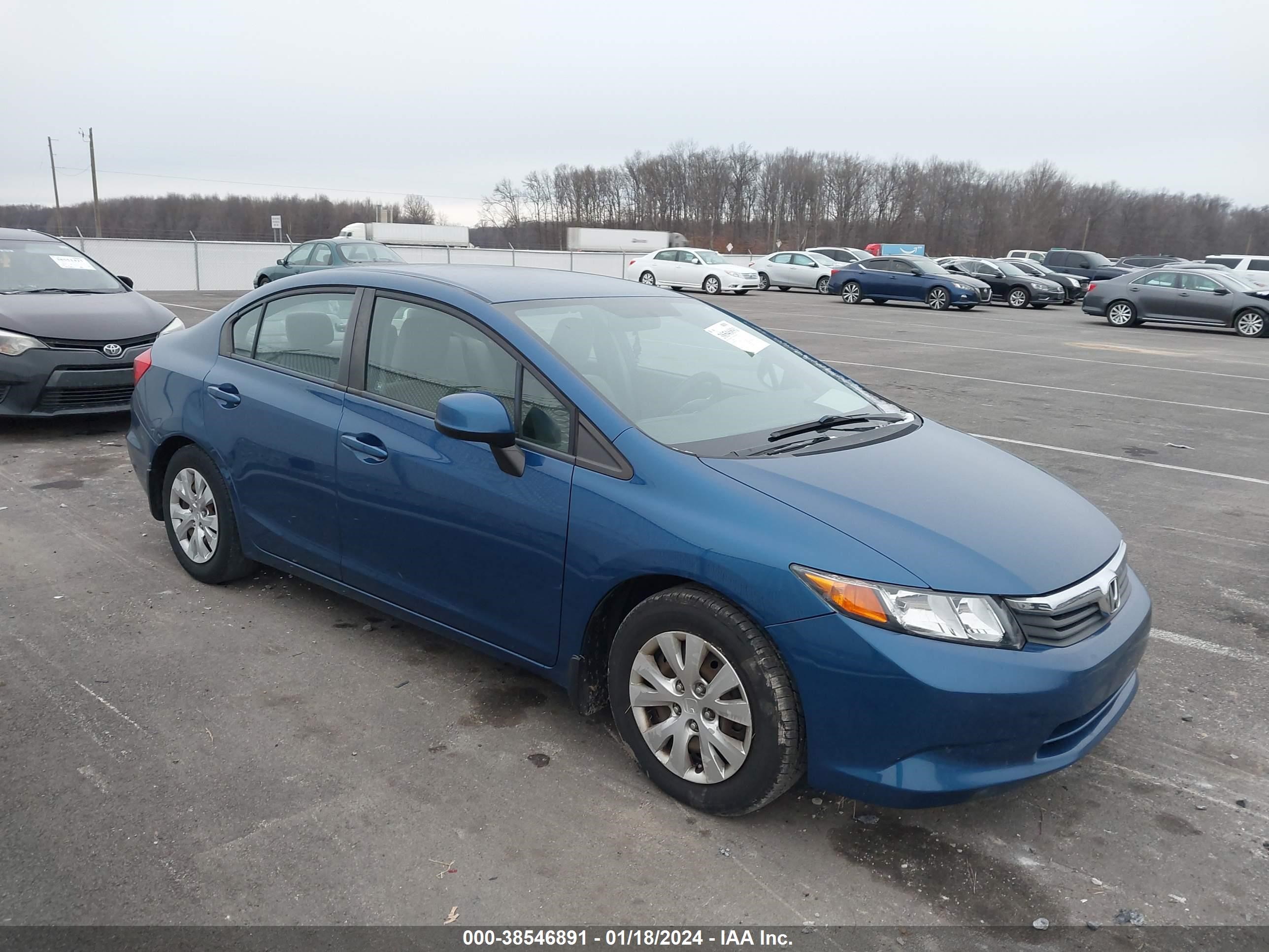 HONDA CIVIC 2012 19xfb2f52ce031779