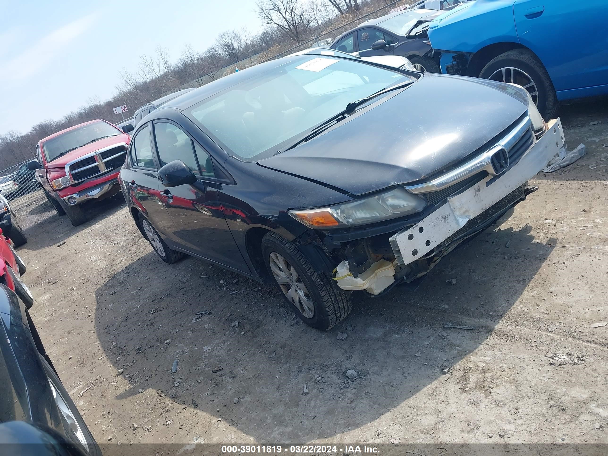 HONDA CIVIC 2012 19xfb2f52ce321410