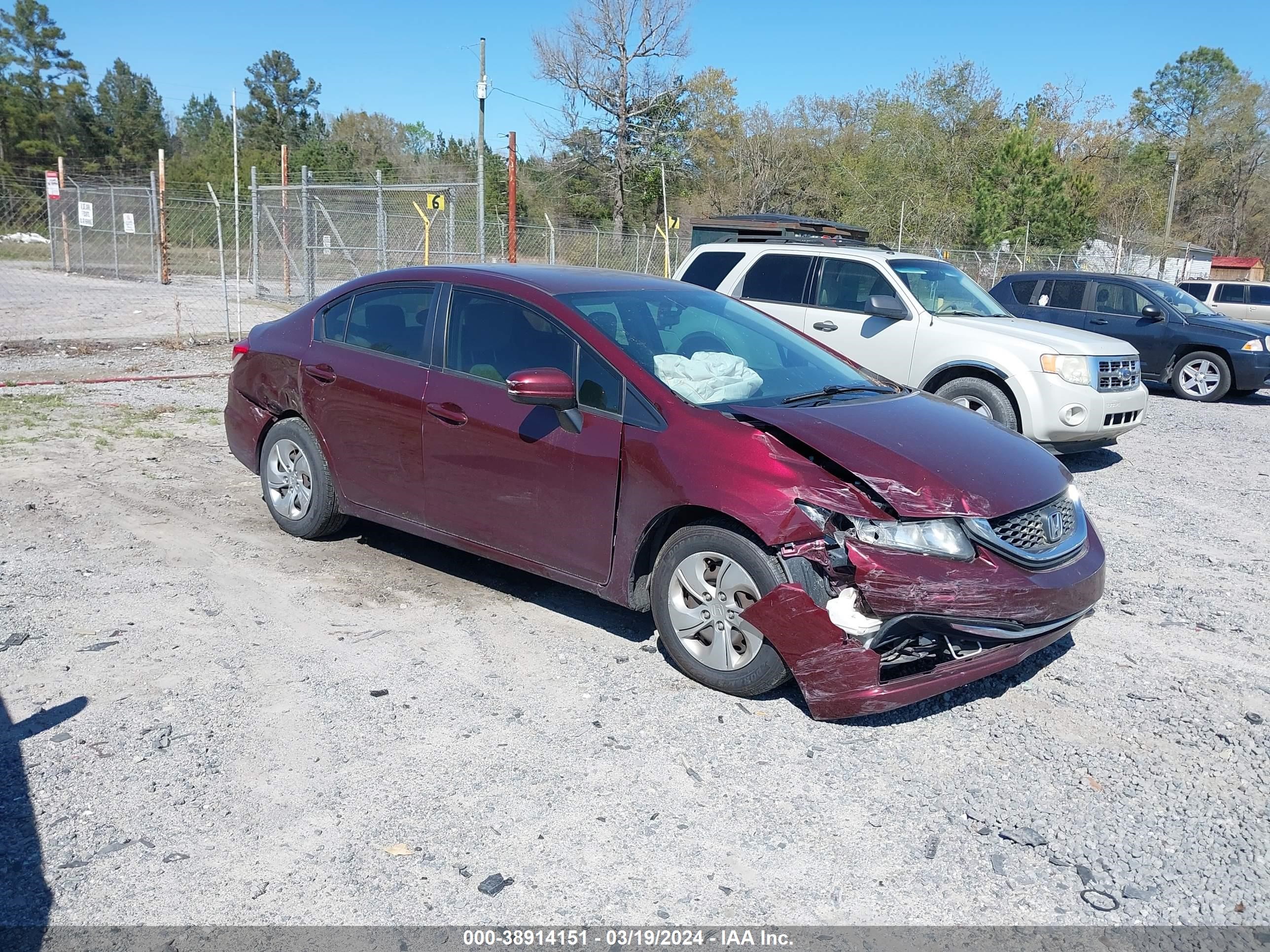 HONDA CIVIC 2014 19xfb2f52ee041764