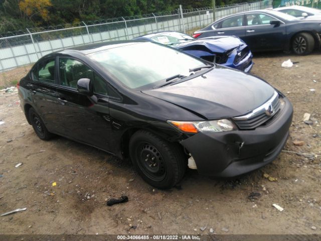 HONDA CIVIC SDN 2012 19xfb2f53ce102150