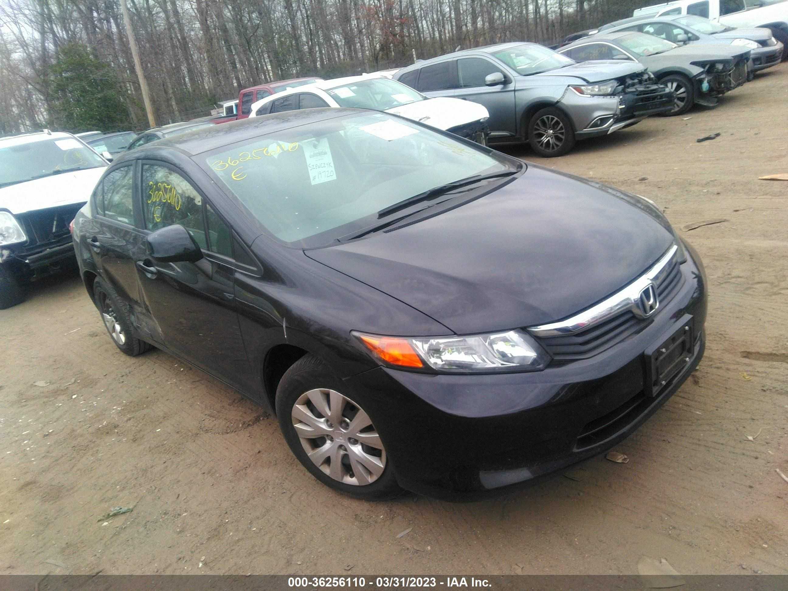 HONDA CIVIC 2012 19xfb2f53ce378764