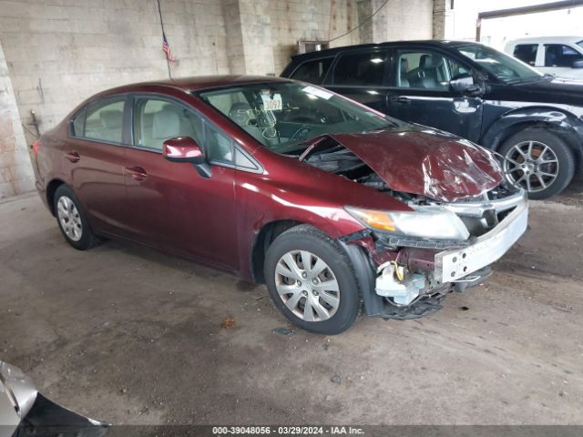 HONDA CIVIC 2012 19xfb2f53ce390364