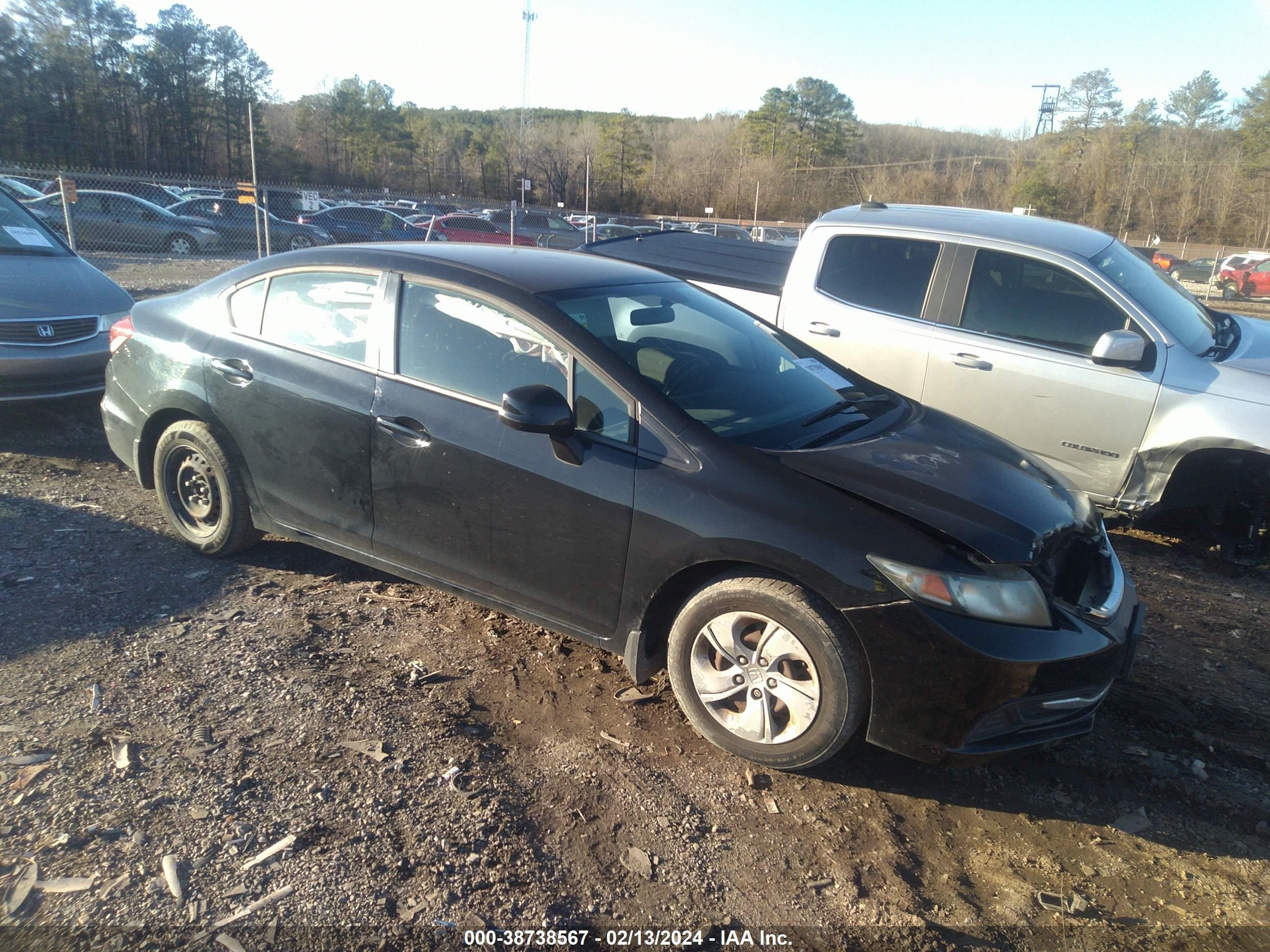 HONDA CIVIC 2013 19xfb2f54de005072