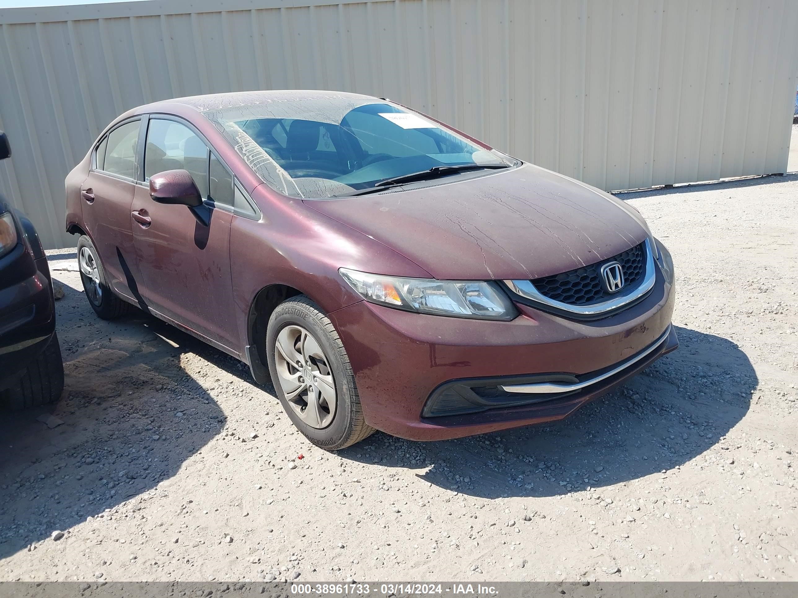 HONDA CIVIC 2013 19xfb2f54de267108