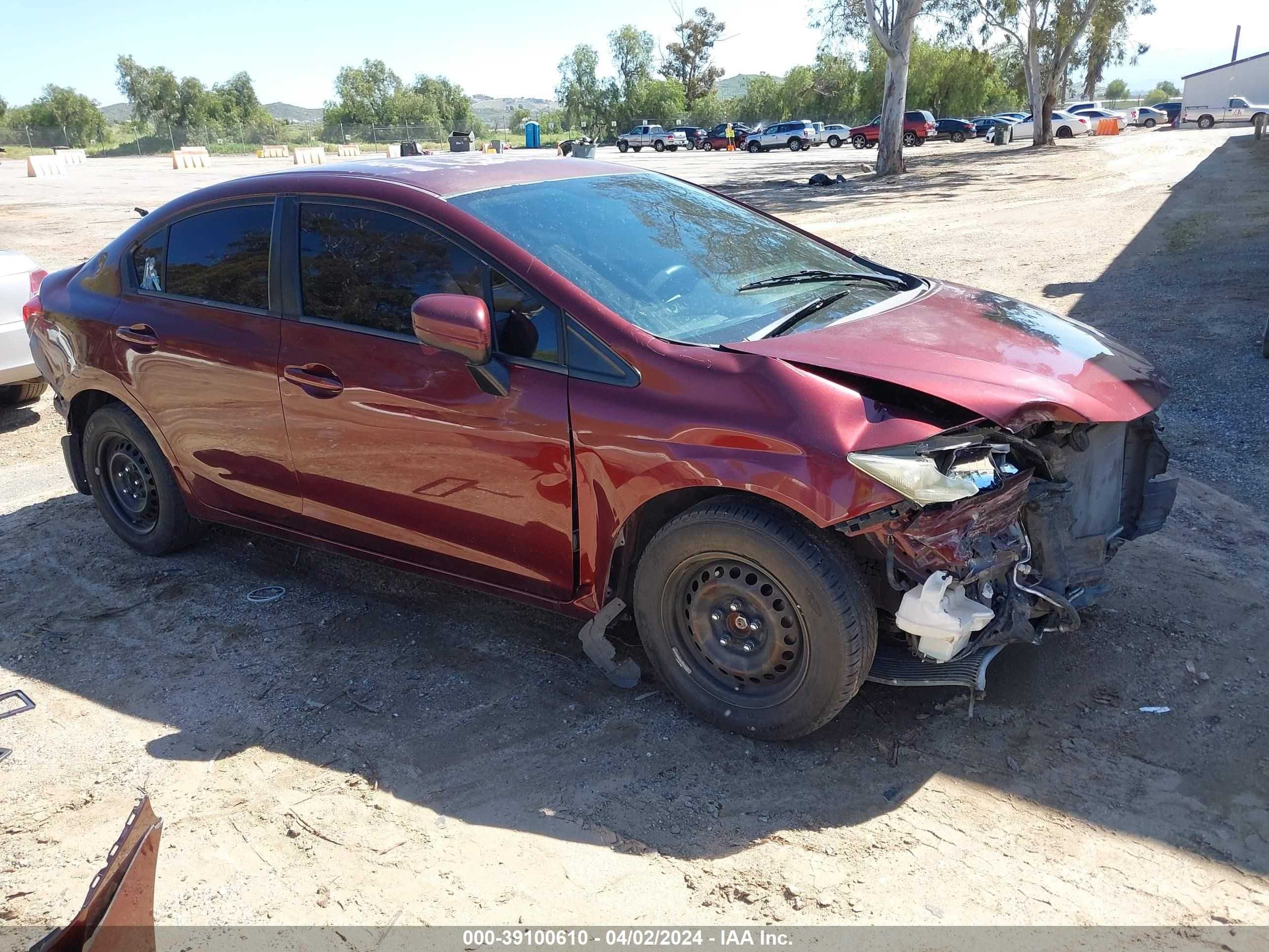 HONDA CIVIC 2014 19xfb2f54ee274108