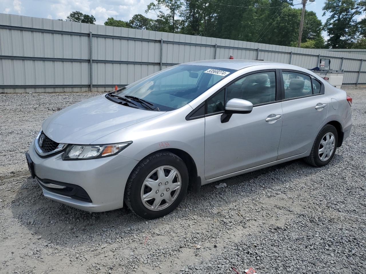 HONDA CIVIC 2015 19xfb2f54fe280640