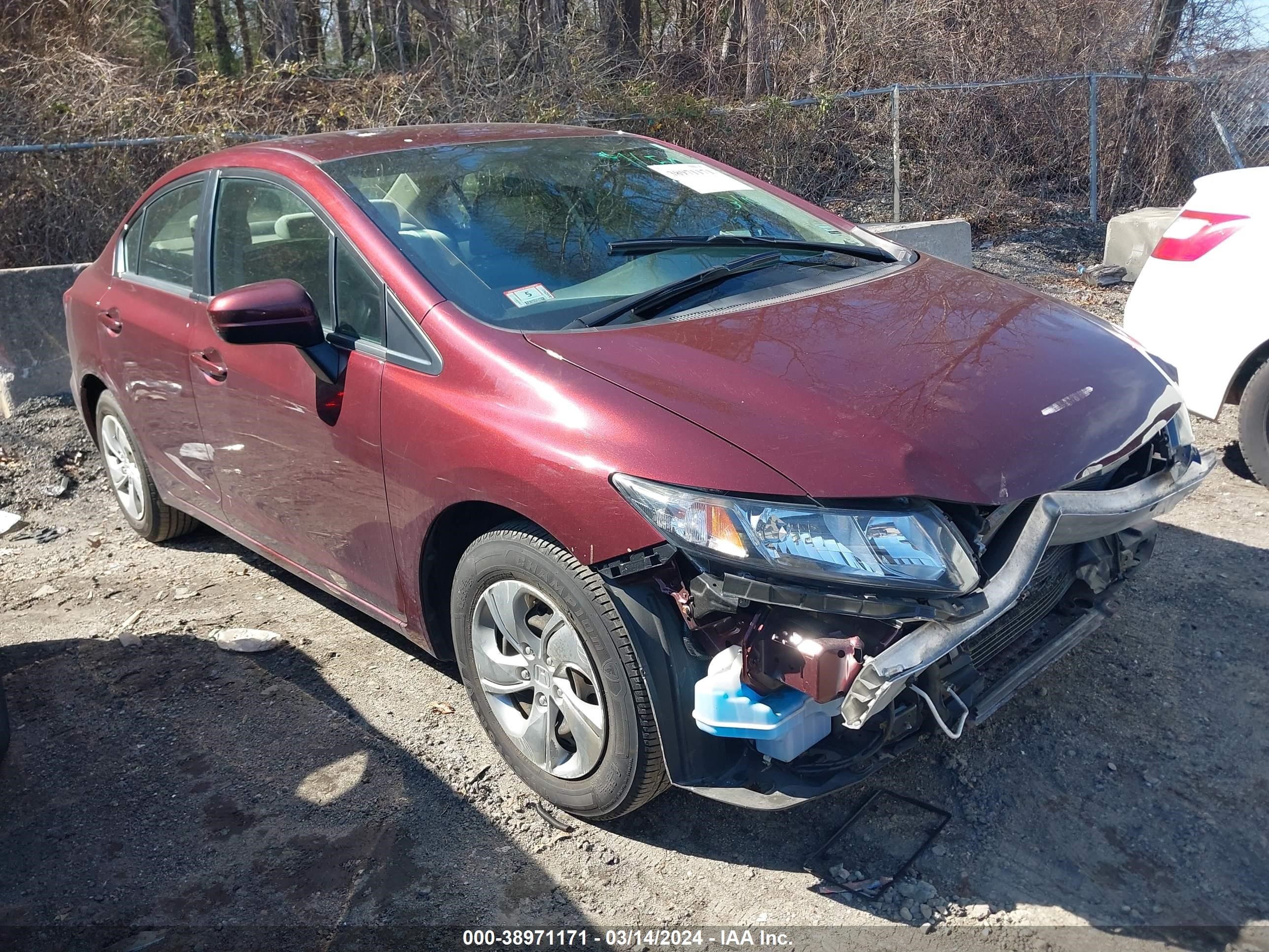 HONDA CIVIC 2015 19xfb2f55fe701247