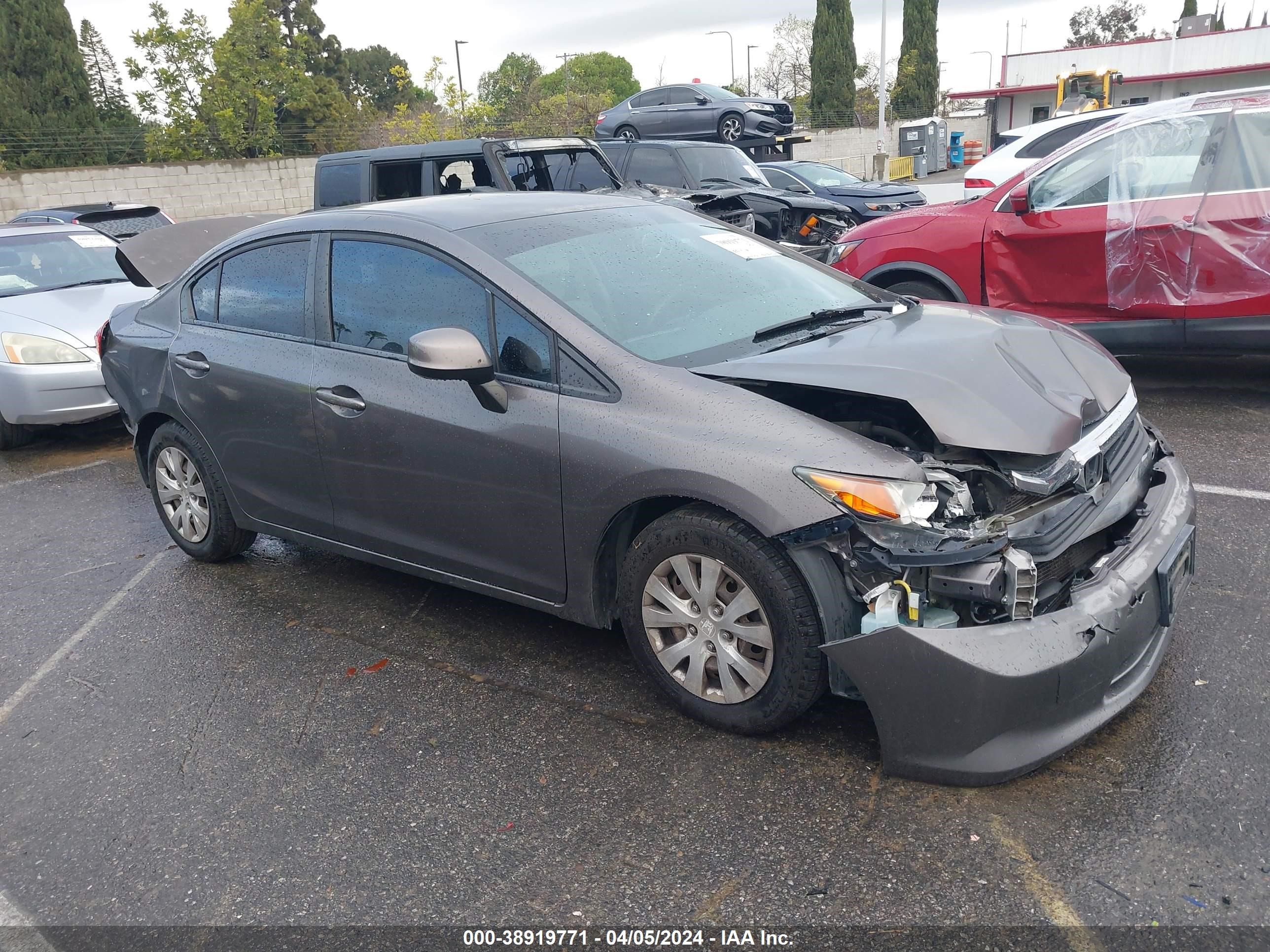 HONDA CIVIC 2012 19xfb2f56ce342115