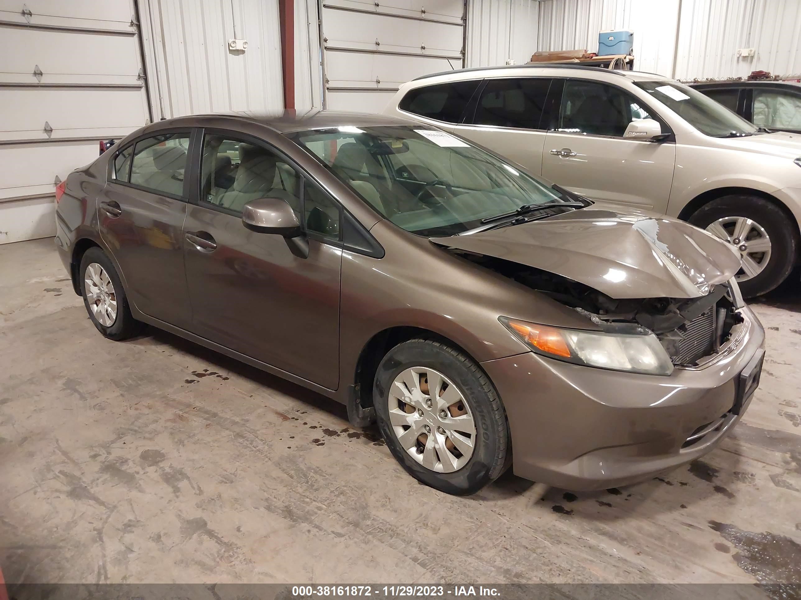 HONDA CIVIC 2012 19xfb2f57ce026030