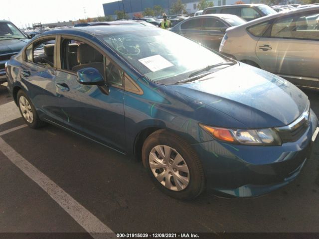 HONDA CIVIC SDN 2012 19xfb2f57ce363412